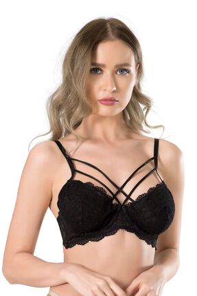 Genel Markalar Ipli Model Basic Dantelli Balenli Bralet Sütyen 3120