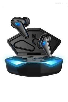 HOBİPİX Işıklı Gaming Oyuncu Kulaklığı Çift Mikrofonlu Kulakiçi Kablosuz Bluetooth Kulaklık K55