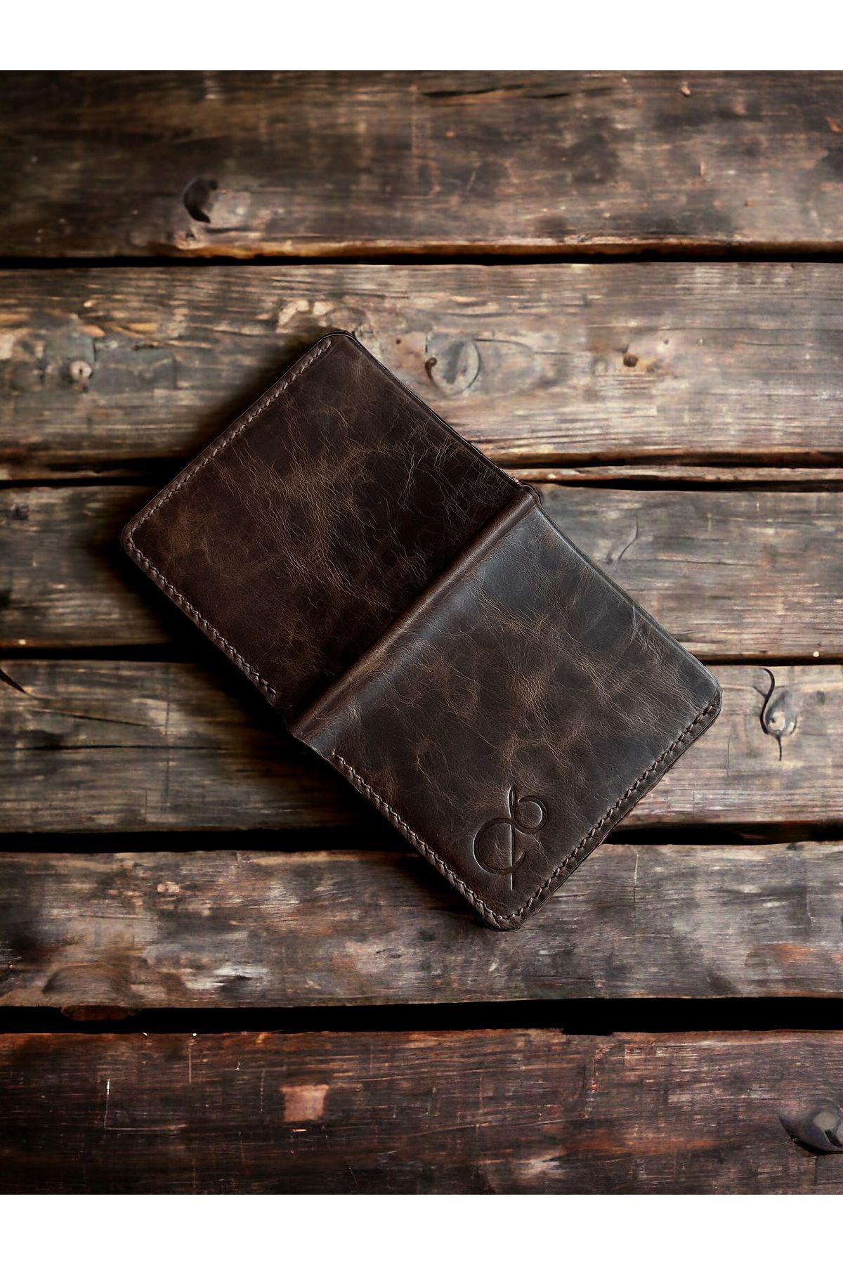 کیف پول مردانه قهوه ای DeriBoss | 1001 اورجینال - تصویر 3