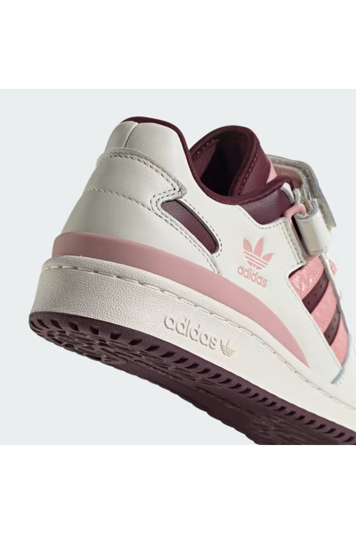 اسنیکر قرمز زنانه FOROM LOW W کفش های اسپرت چرمی Burgundy IF3925 adidas