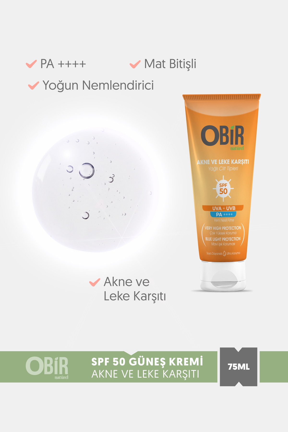 ضد آفتاب صورت   OBİR NATÜREL | 44745566636 اورجینال - تصویر 2