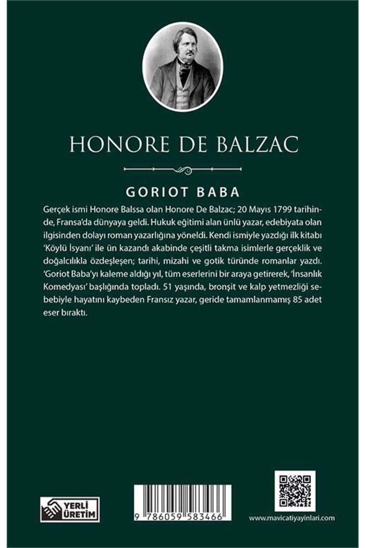 Goriot Baba - Honore De Balzac - Maviçatı (dünya Klasikleri) 3