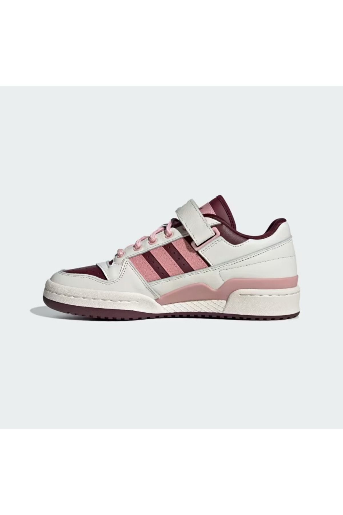 اسنیکر قرمز زنانه FOROM LOW W کفش های اسپرت چرمی Burgundy IF3925 adidas