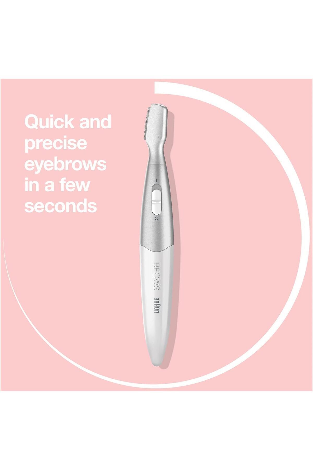 Braun-Silk finish Hair Remover, On-The-Go Trimmer, Detailed styling, Shape your brows - FG1106 4