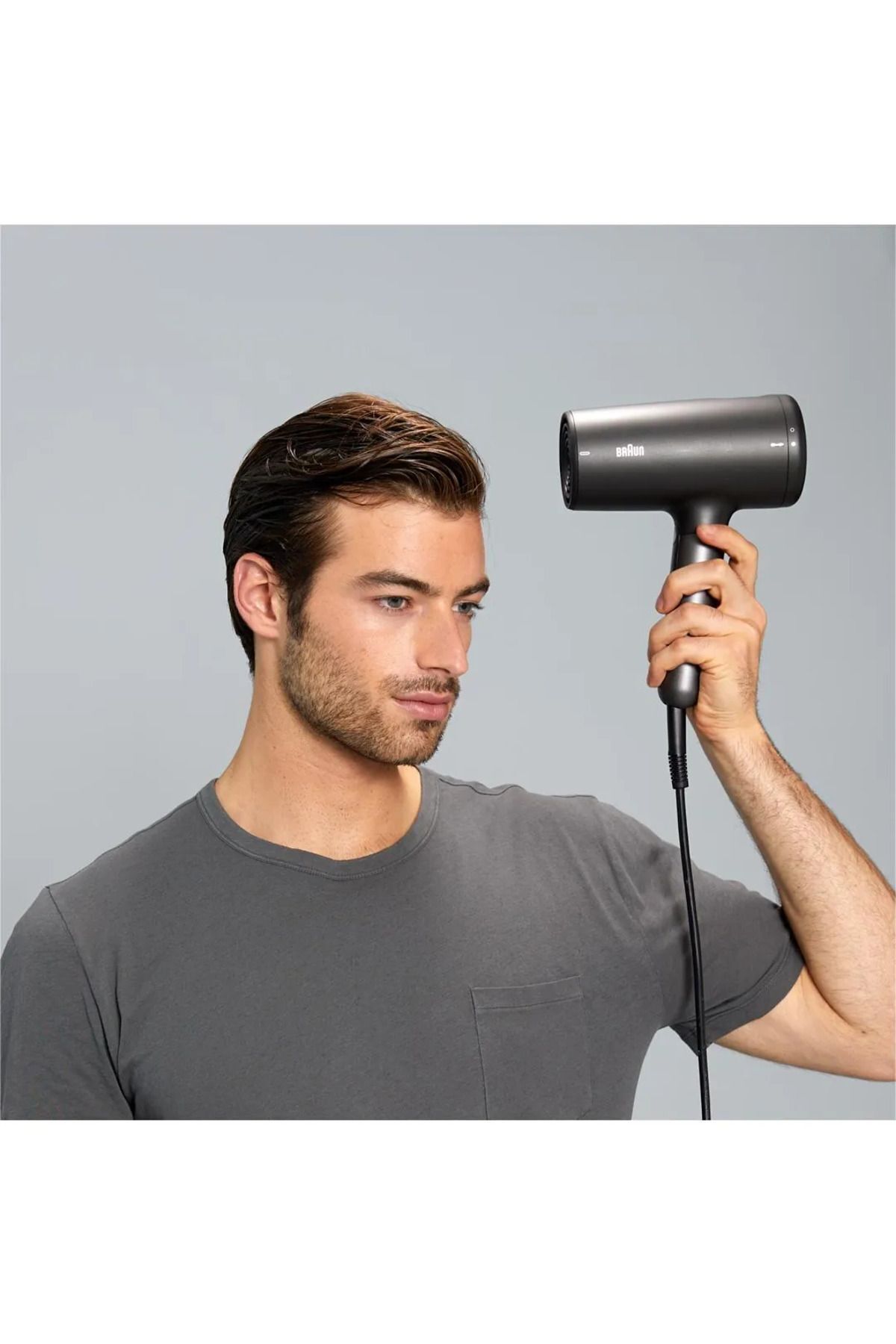 Braun-Hair Dryer 2100W, HTDC motor, 2 Attachments, Electronic LED indicator, Super ionic - HD4.25SDE 6