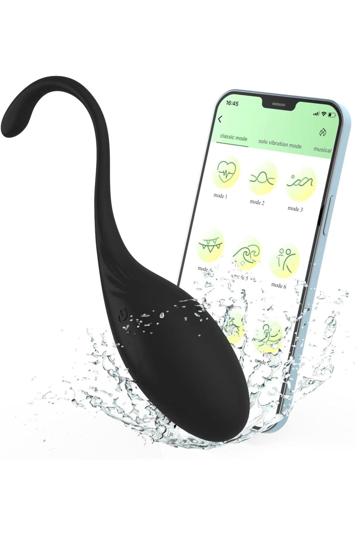 Kadınlar için Telefon Kontrol Vibratör Giyilebilir G-spot Vibratör APP Kontrol Külot Klitoral Dildo 3