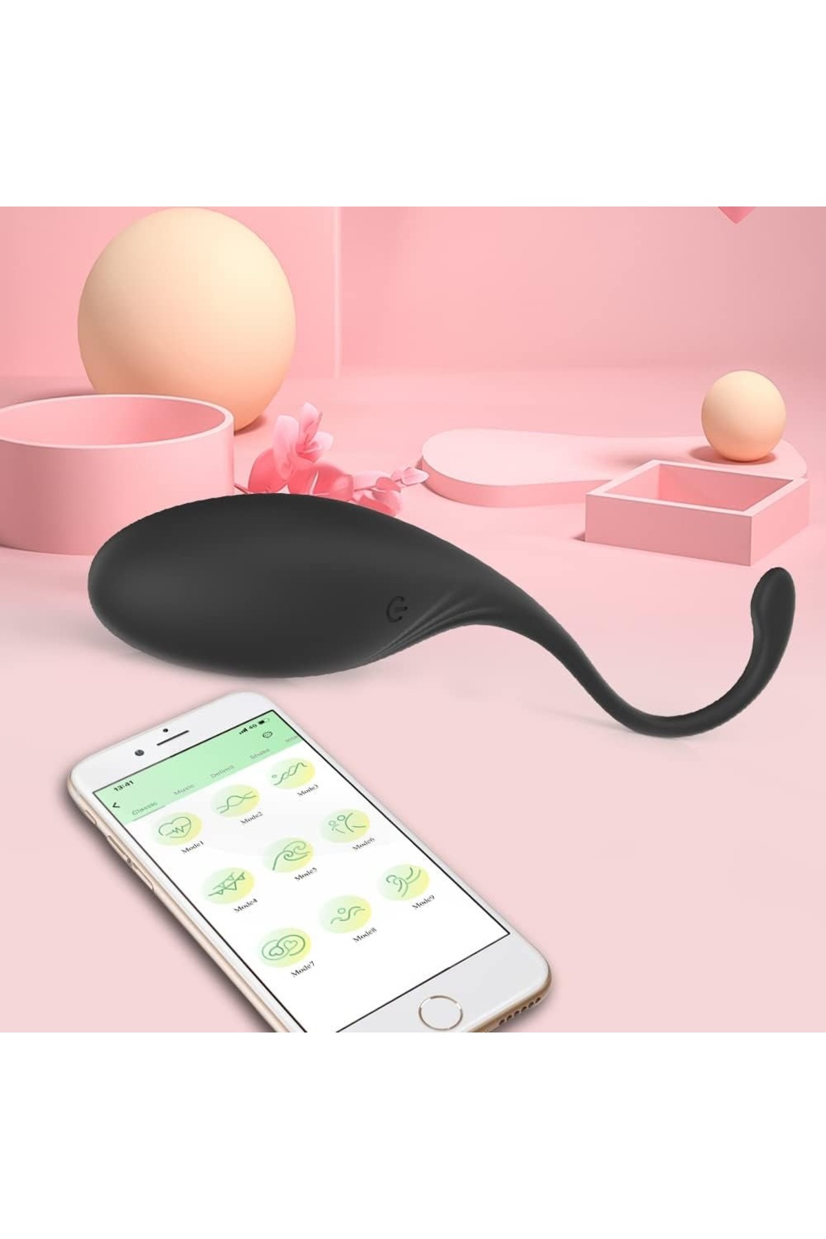 Kadınlar için Telefon Kontrol Vibratör Giyilebilir G-spot Vibratör APP Kontrol Külot Klitoral Dildo 5