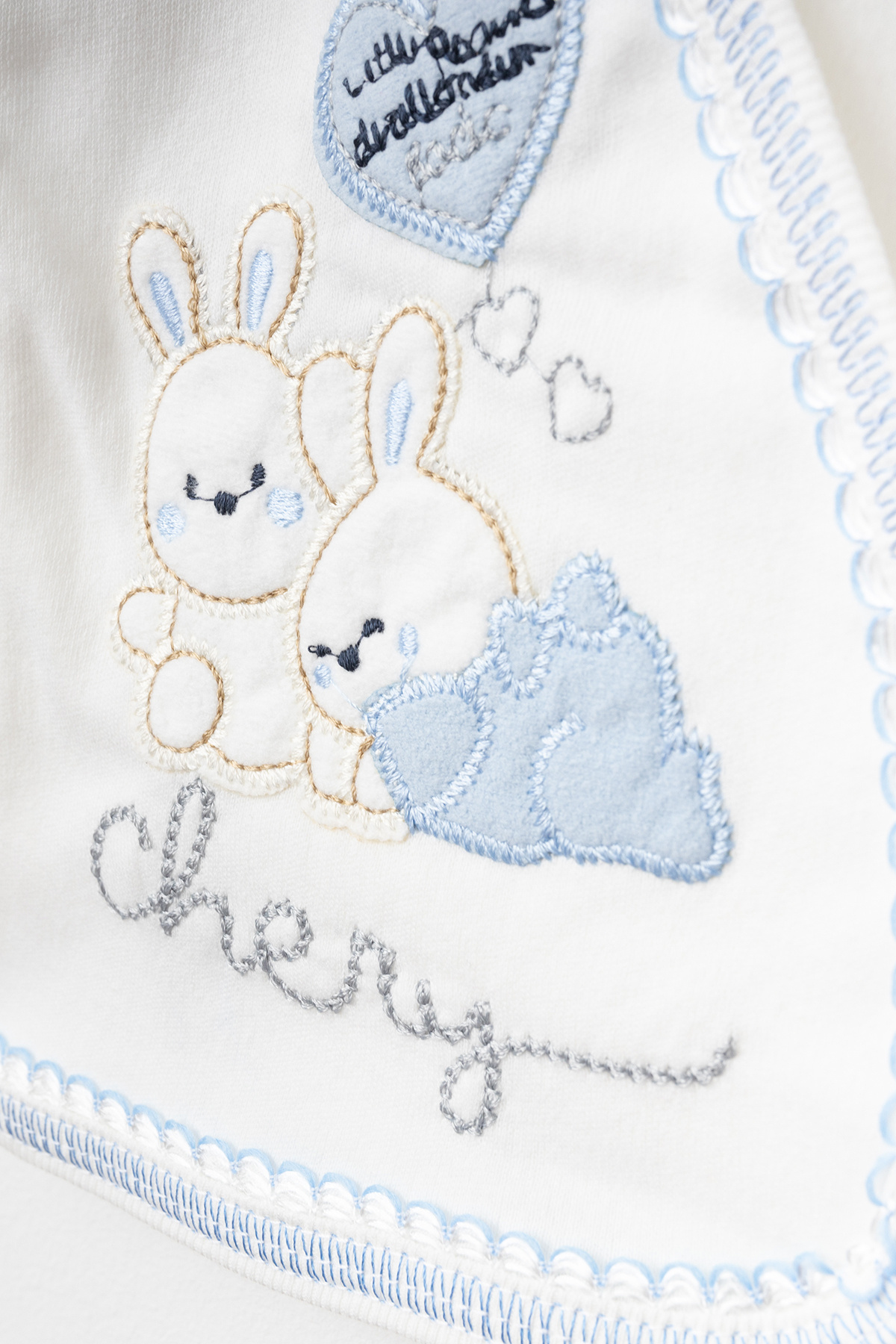 ست نوزادی پسرانه – دخترانه آبی yukobaby bebeğiniz için en doğalı | YK64875 اورجینال - تصویر 2