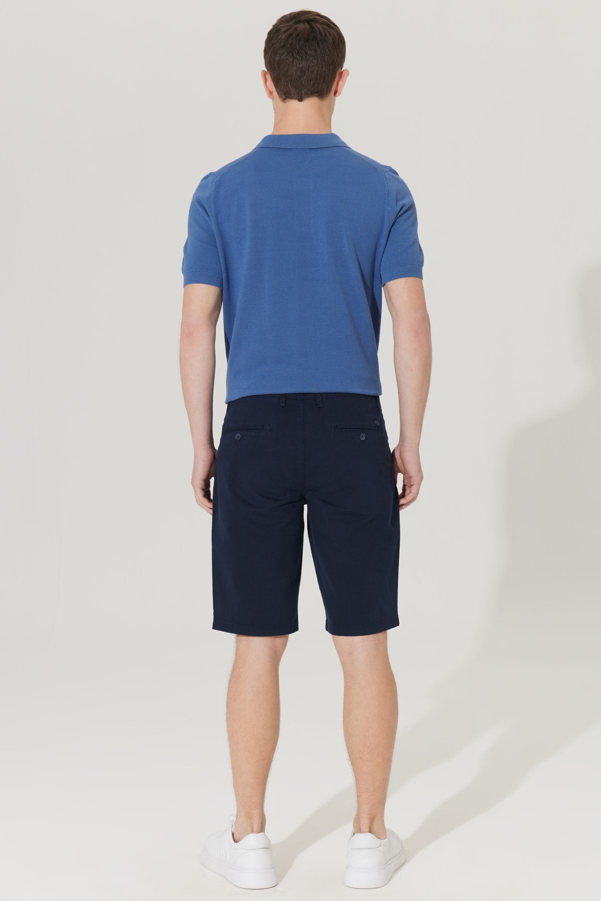 شورت و شلوارک مردانه آبی سرمه ای آلتین ییلدیز | 4A0223200006 اورجینال - تصویر 6