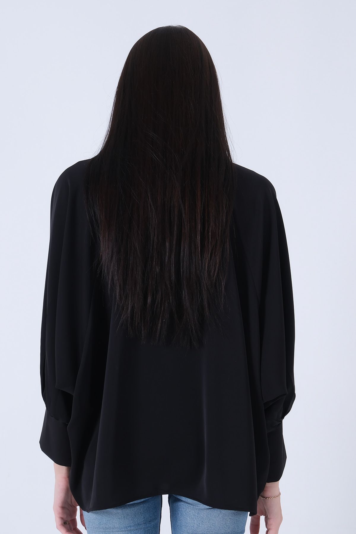 Feminist-Judge Collar Oversize Shirt Black3972822 5