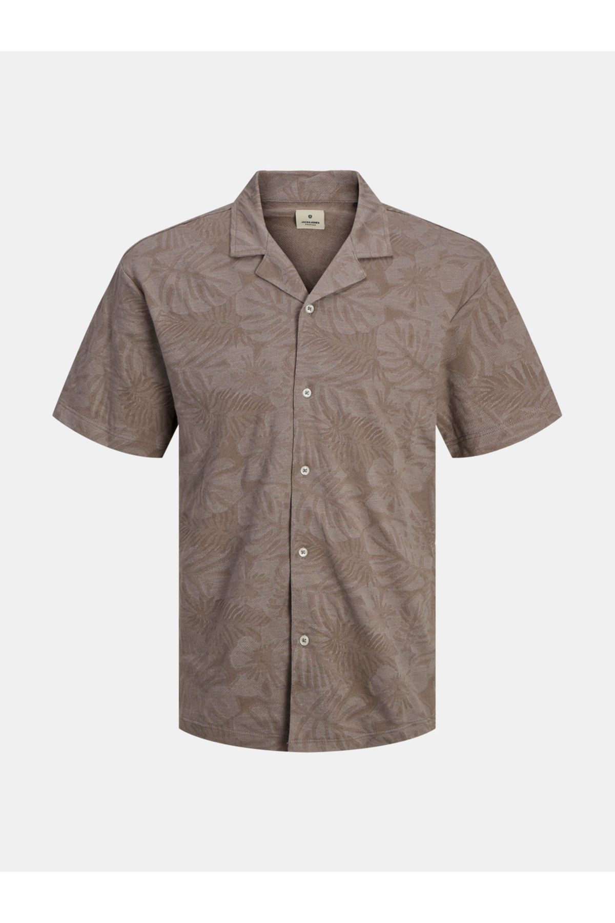Jack & Jones-All Over Print Resort Collar Regular Fit Shirt 1
