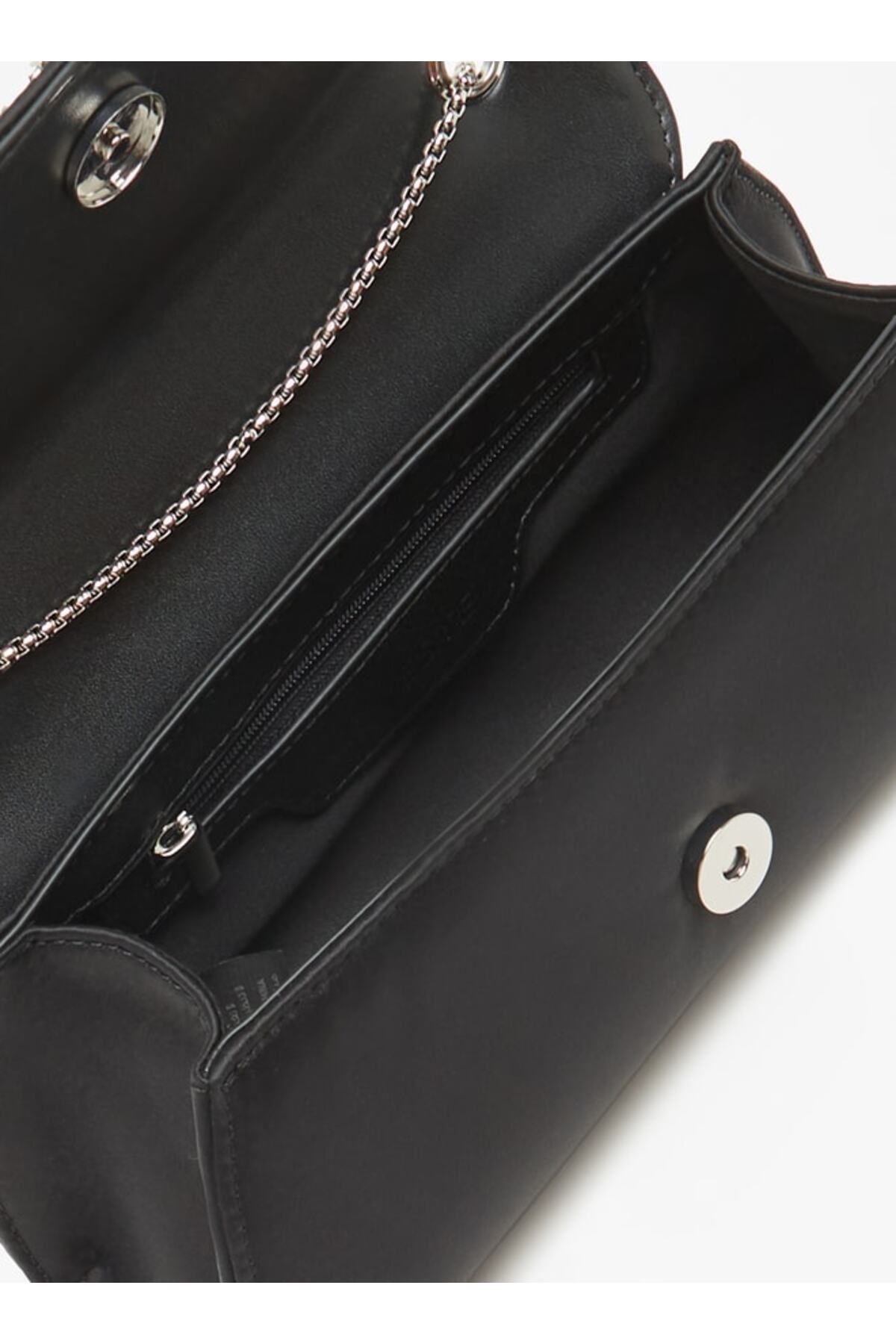 Celeste-Embellished Crossbody Bag with Button Closure and Chain Strap 4