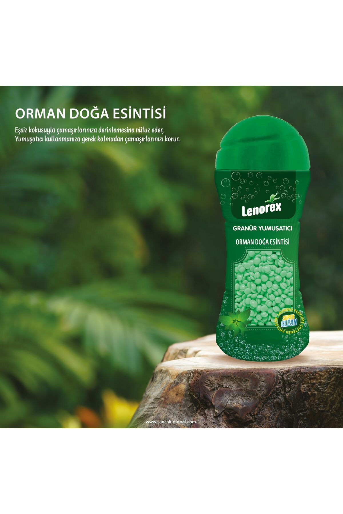 LENOREX Orman Doğa Esintisi Granül Çamaşır Parfümü & Yumuşatıcı 210 gr