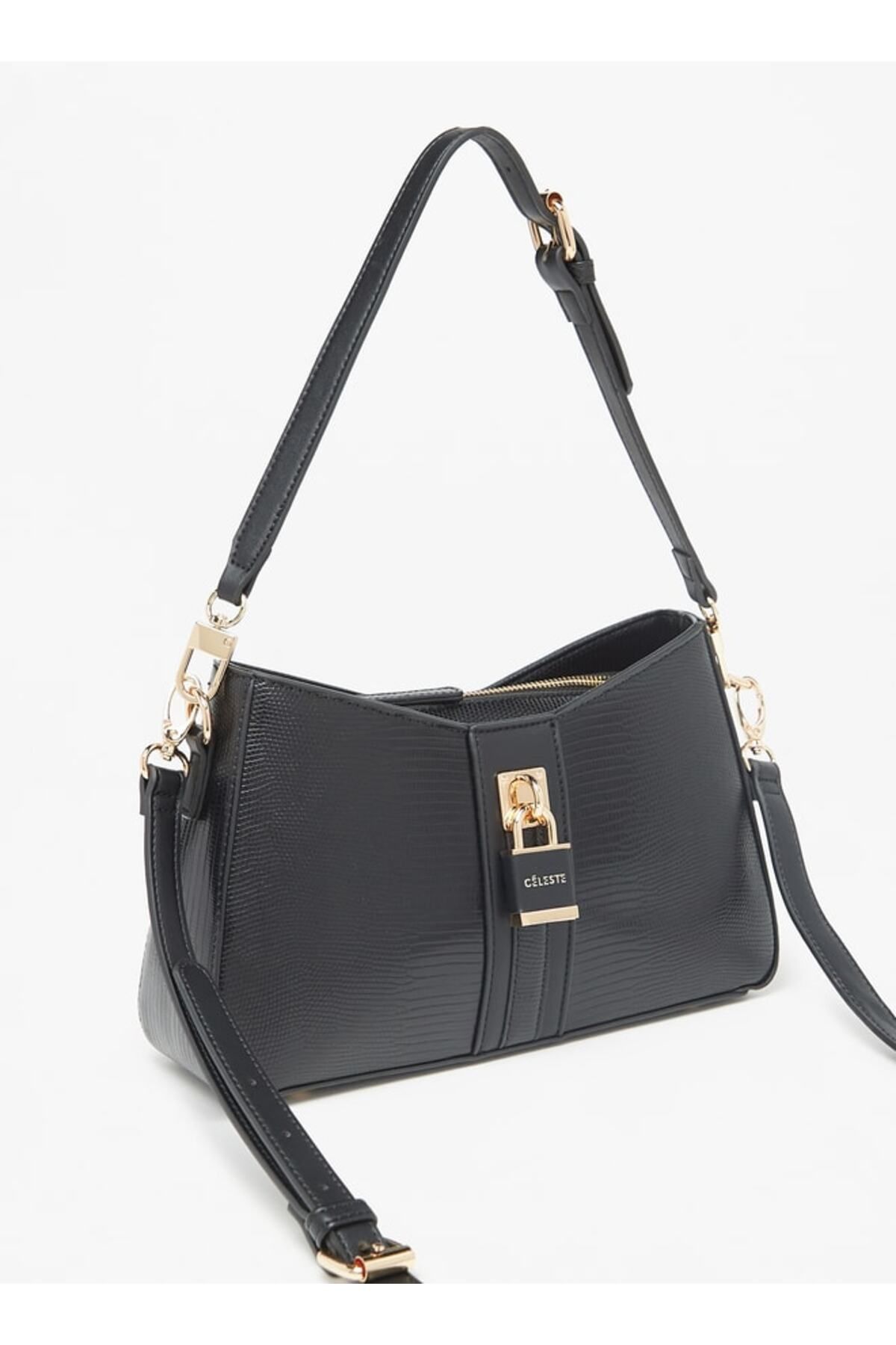 Celeste-Solid Crossbody Bag with Adjustable Strap 2