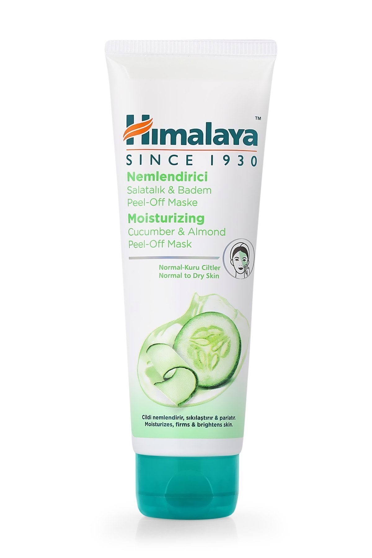 Himalaya Since 1930-Moisturizing Face Mask with Peeling Effect, Almond, Cucumber, Paraben-Free, Normal and Dry Skin, 75 ml 1