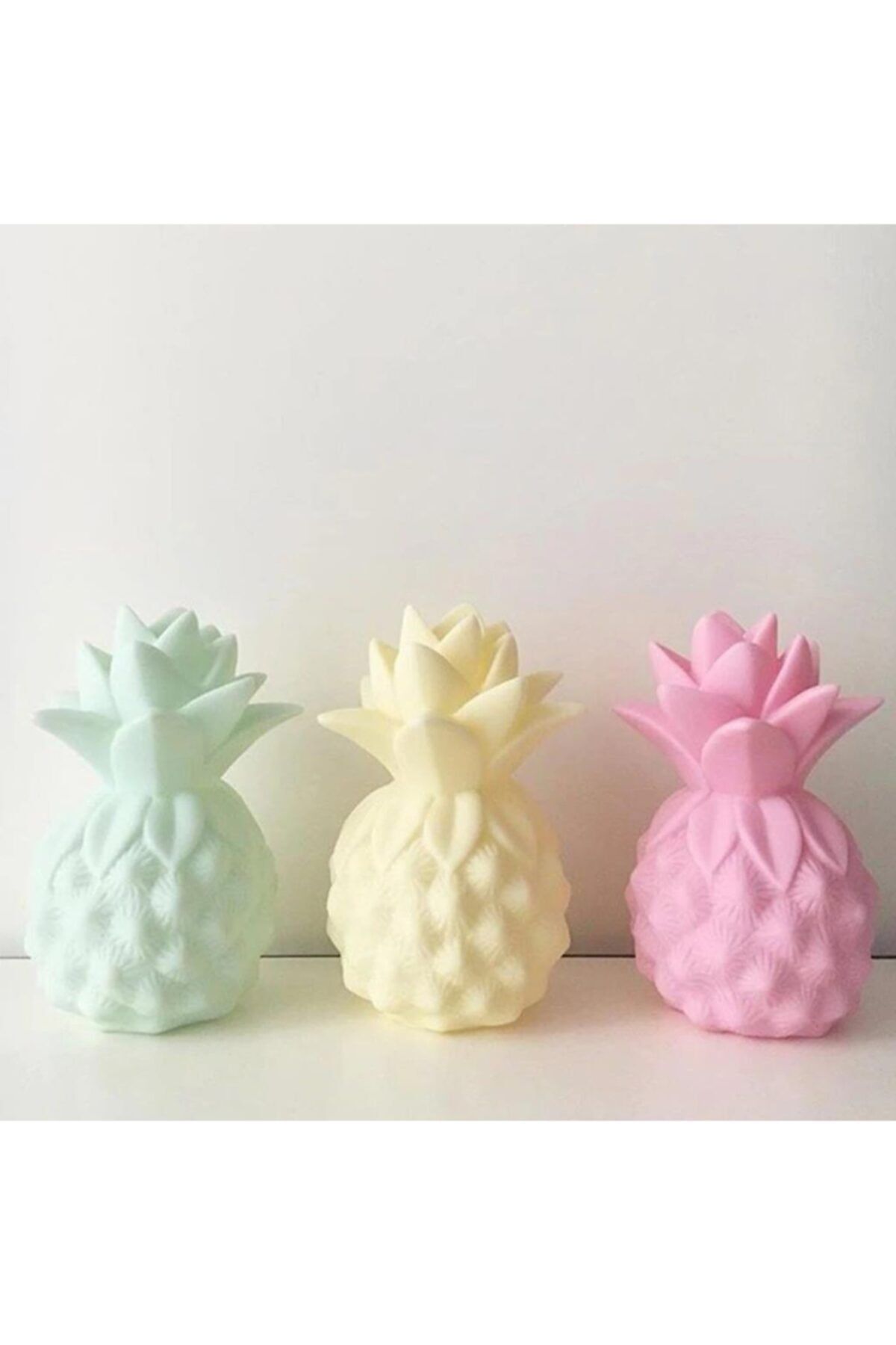 Evene Ananas Dekoratif Aydınlatma Led Işıklı Gece Dekor Bebek Çocuk Odası Masa Lambası fotoğrafı 6 (önizleme)