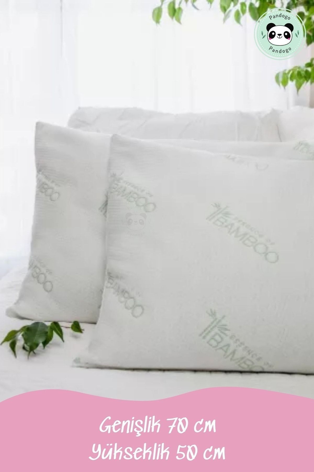 Pandogo Bambu Yast k K l f Orme Kuma Bambu Desen 50x70 Terletmeyen Minder Yast k Yuzu 1 Adet Fiyat Yorumlar Trendyol