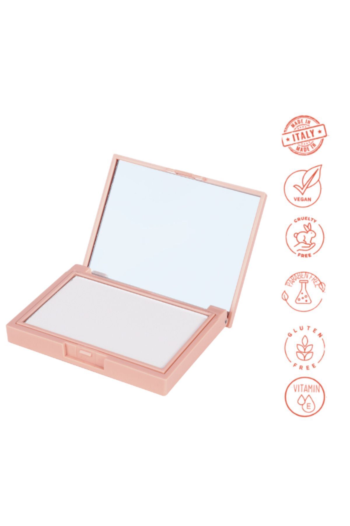 Mat Makyaj Sabitleyici Transparan Pudra 01 White White Baby Transparent Powder Vegan E Vitaminli