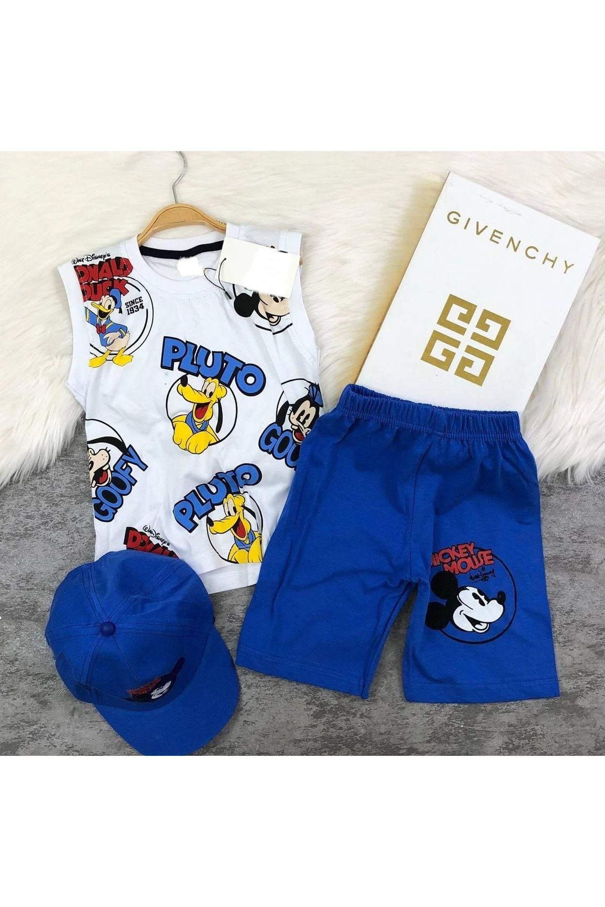 LADİN-Pluto Character Gift Hat and Bottom Set 1