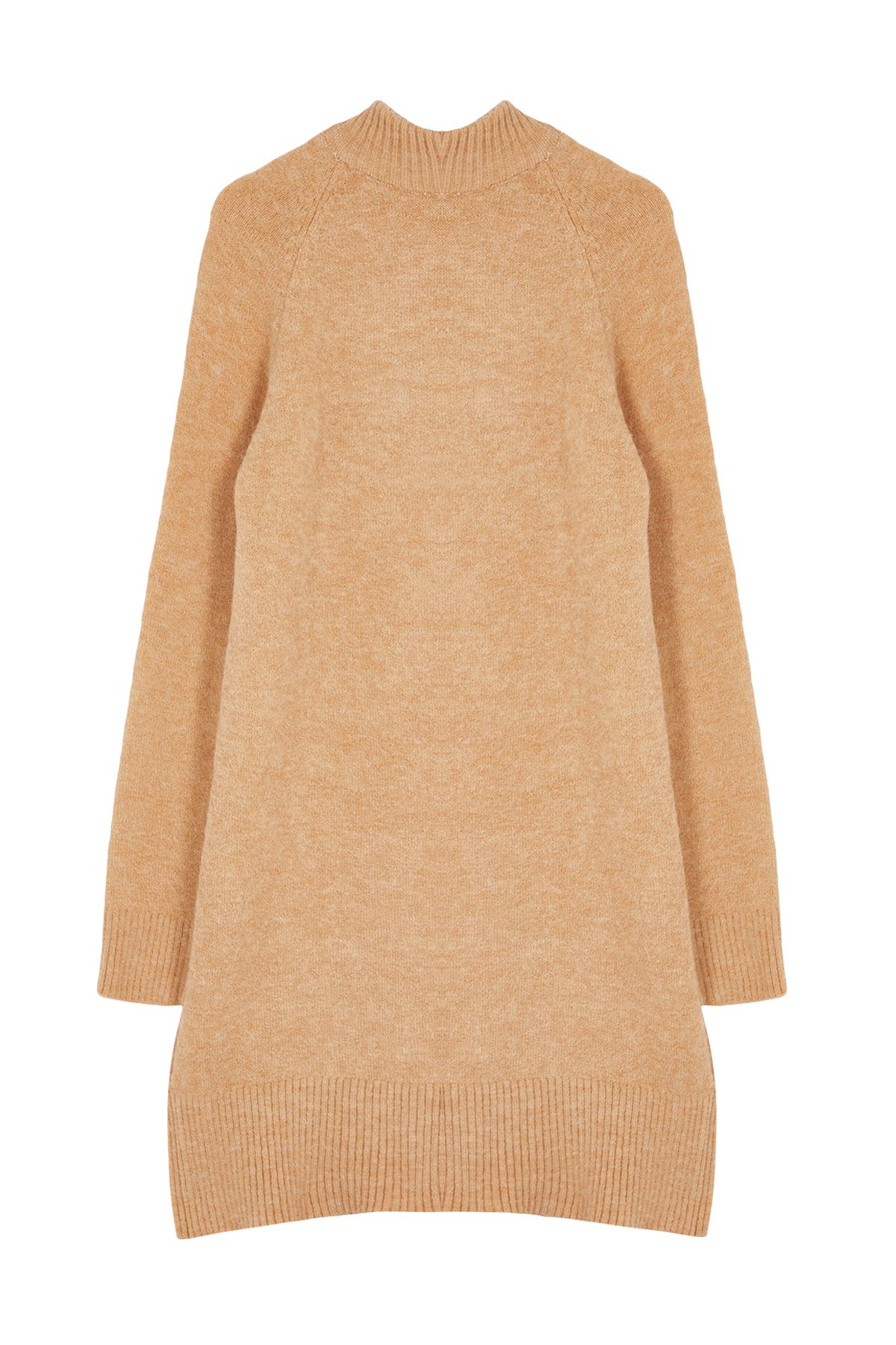 Trendyol Collection-Tricotaj Rochie Mini Bej - Lână, TWOAW25EL00017 6