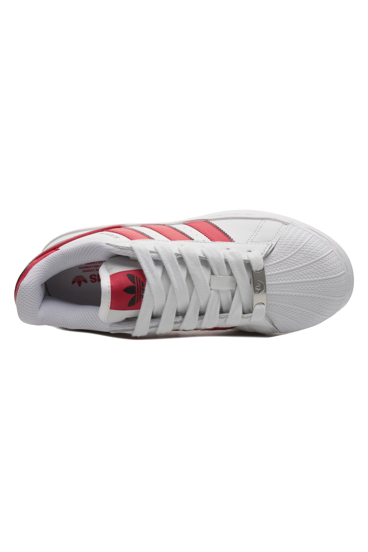 کفش پیاده روی سفید زنانه IF6144 K Superstar XLG T C ورزشی adidas