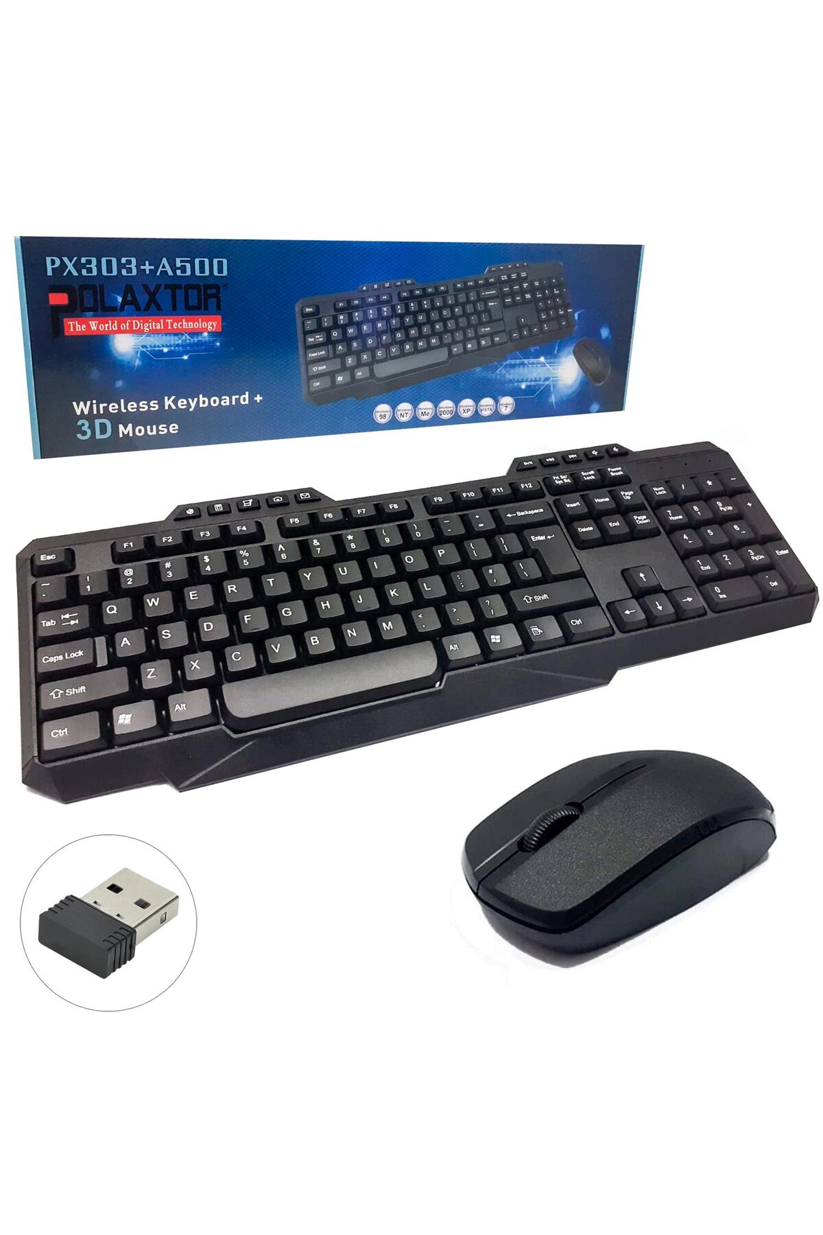 Mouse Seti Genel Markalar Nzmstr Kablosuz Klavye Q Mouse Seti Multimedya Plx-303 ...