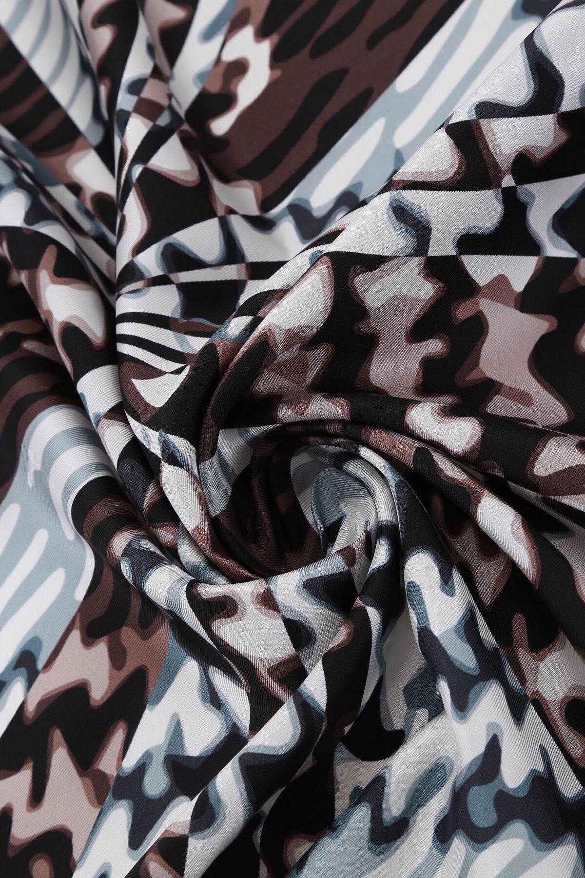 Vakko روسری ابریشمی با طرح Houndstooth