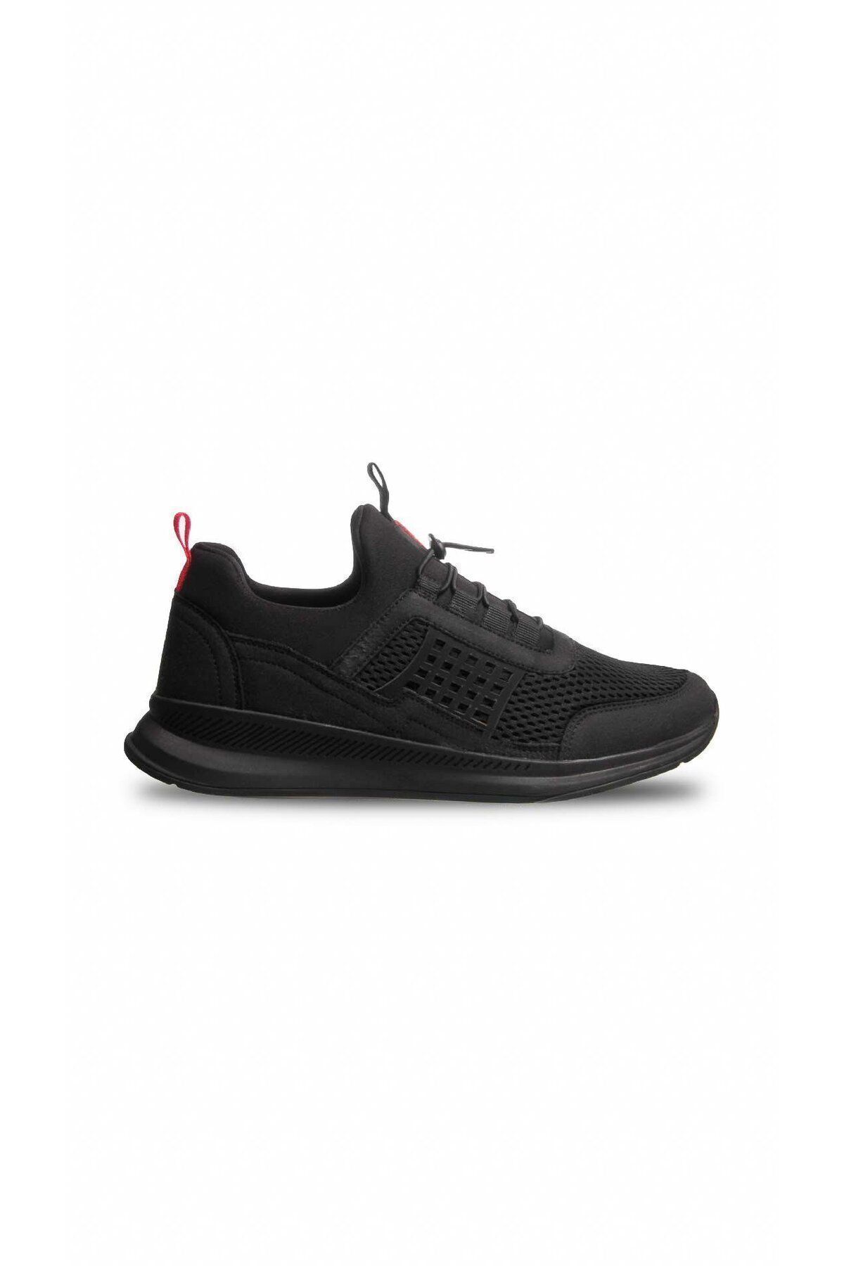 M.P.-Mp Smartflex Men's Smart Adjustable Lace-up Black-red Casual Shoes 1