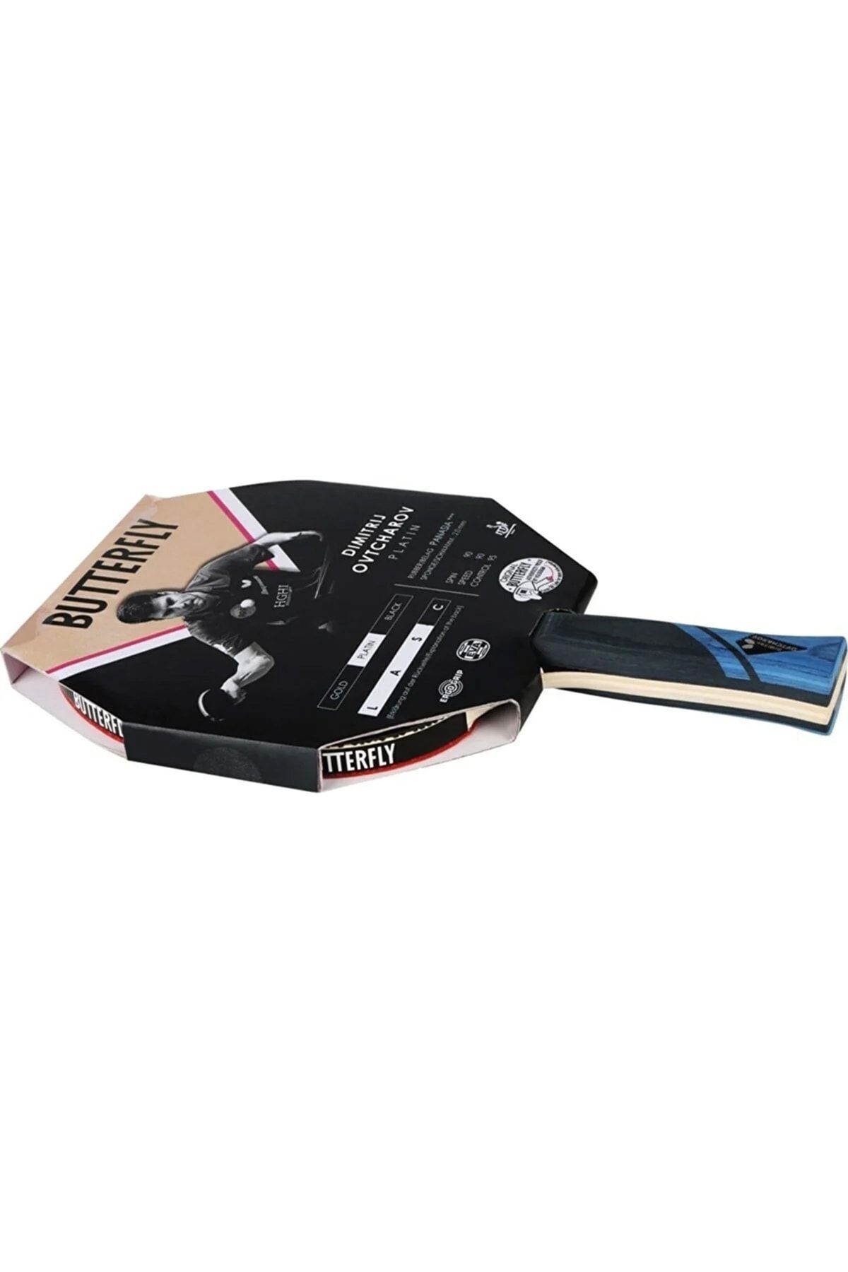 BUTTERFLY-Dimitrij Ovtcharov Pltn Table Tns Rkt Colorful Unisex Table Tennis Racket 1