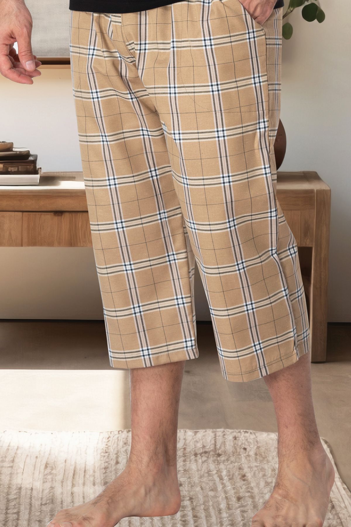 Mecit Pijama Pijamale Pentru Bărbați În Carouri Mecit Masculin - XL