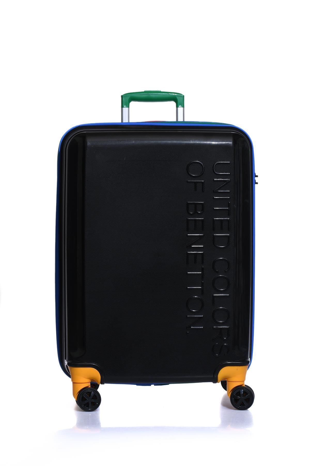 United Colors of Benetton Luggage Black Text Printed Motto Trendyol