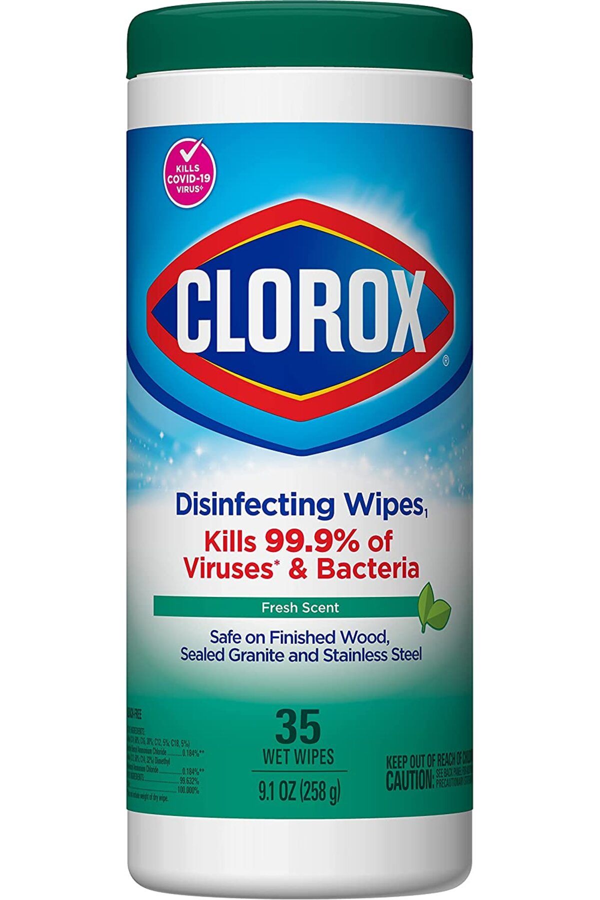 Clorox-Disinfecting Wipes Can- Fresh Scent, 35 count 1