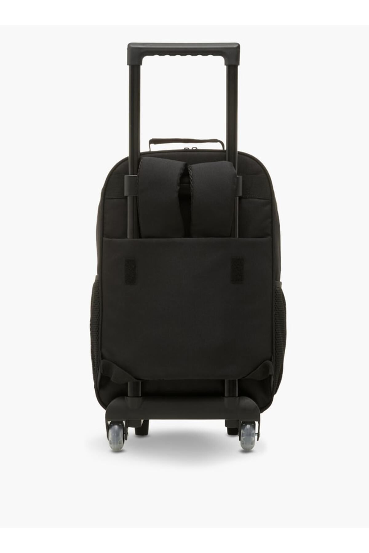 LBL by Shoexpress-Colourblock Trolley Backpack with Retractable Handle - 44x16x30 cm 4