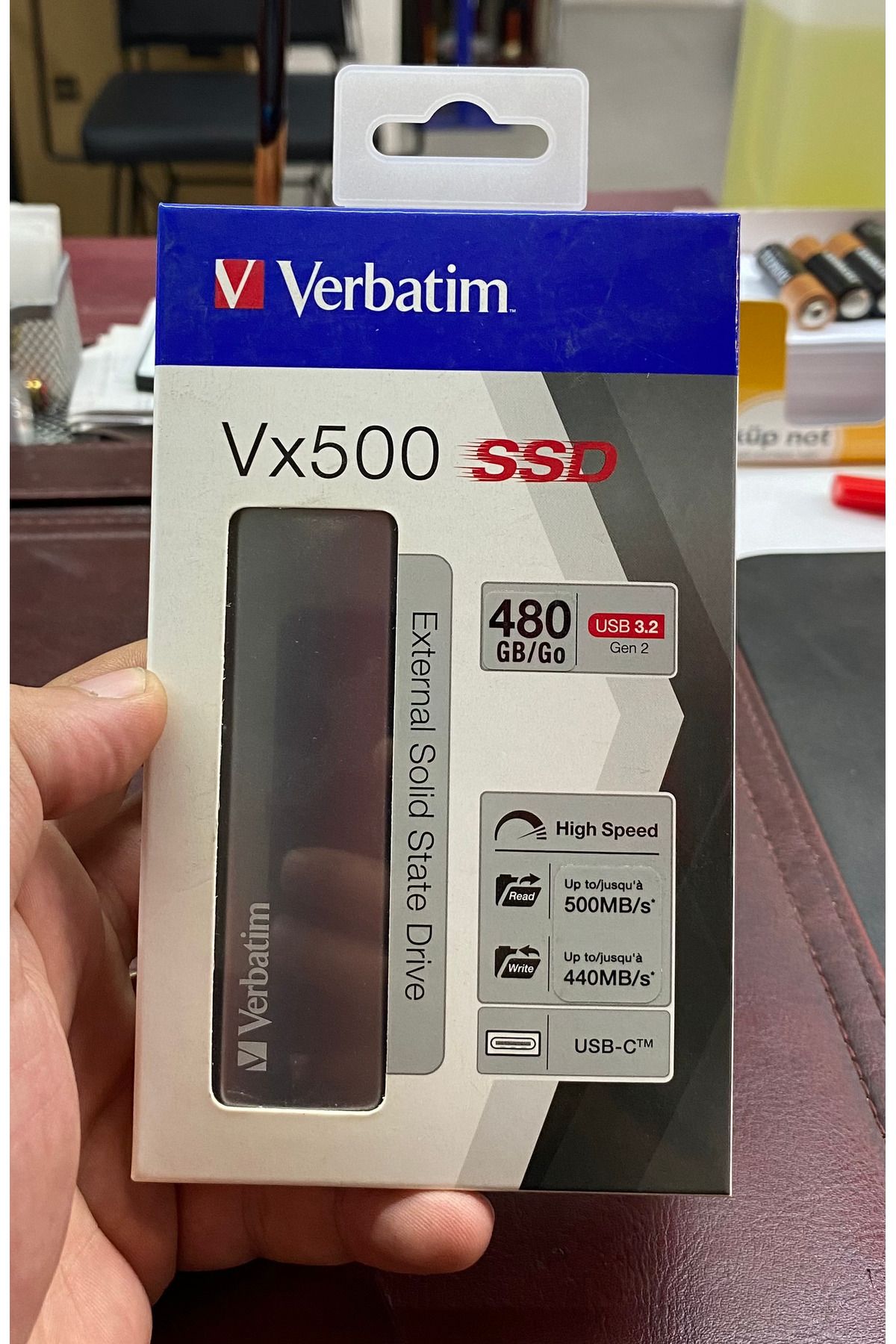 Verbatim VERBATIM Vx500 External SSD USB 3.1 Gen 2 480 GB Trendyol