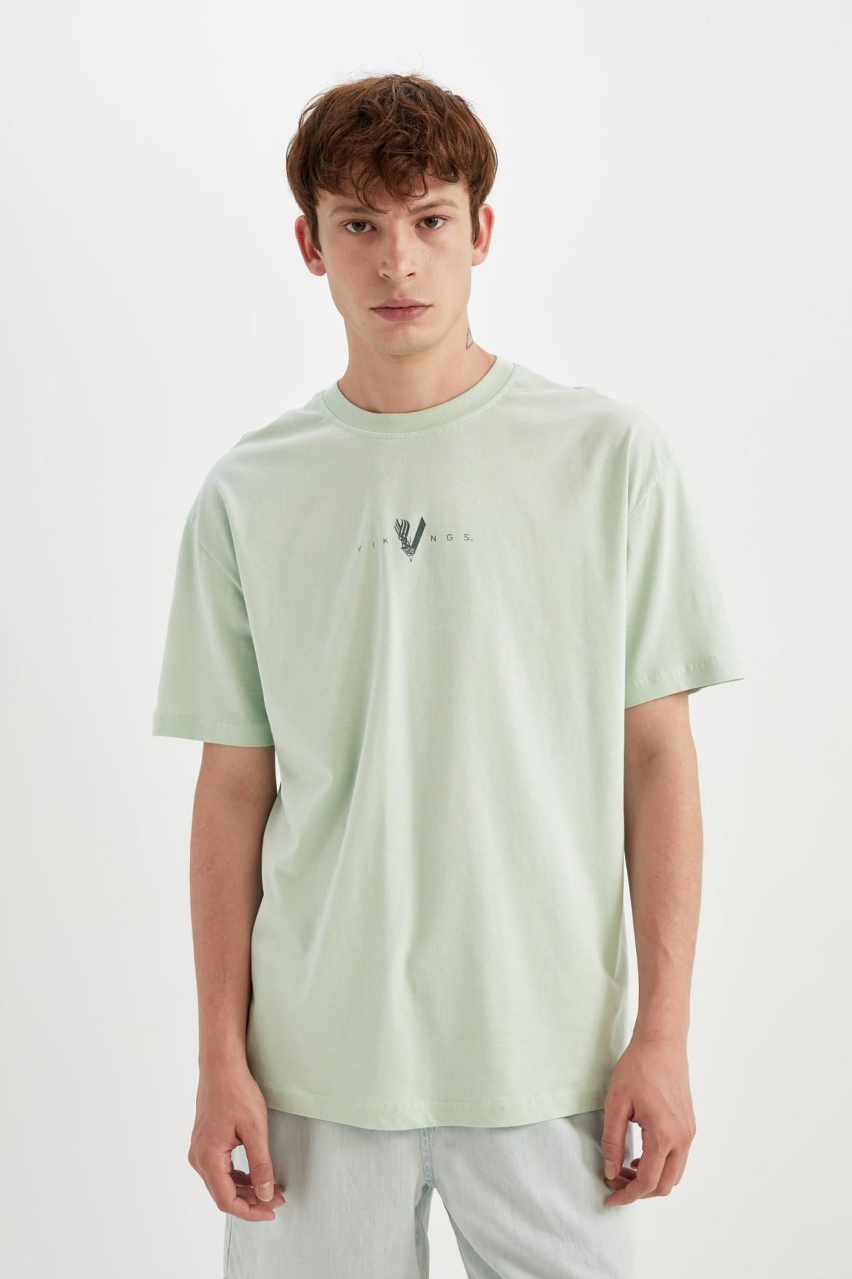 تی شرت مردانه دفاکتو | C5869AX24HS Defacto - Image 3