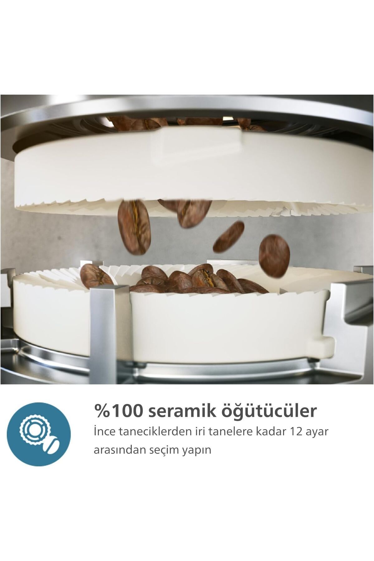 LatteGo Tam Otomatik Espresso Makinesi, 20 Sıcak ve Soğuk İçecek, Silent Brew+Lambader 6