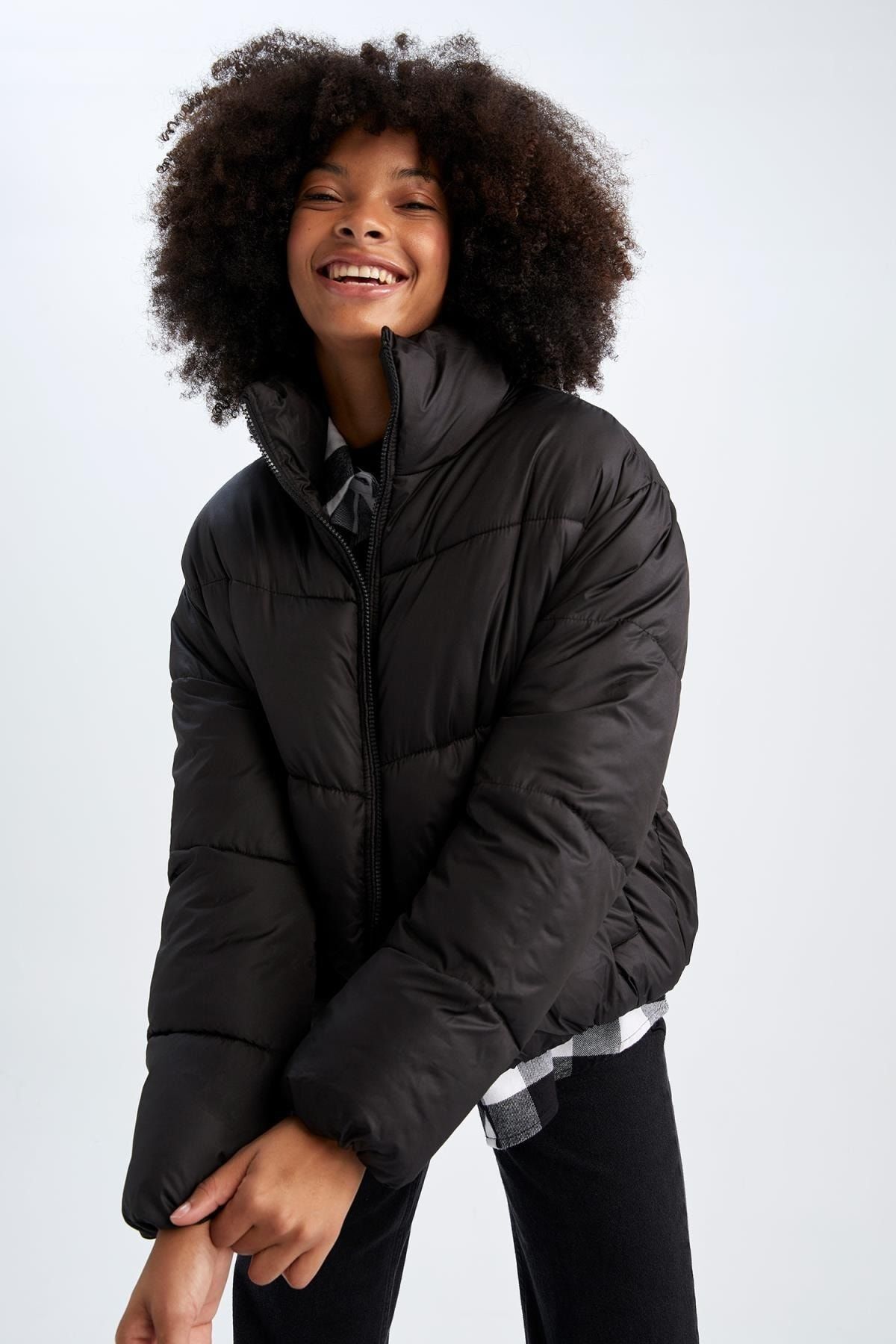 کاپشن زنانه دفاکتو | X5366AZ22WN Defacto - Image 3