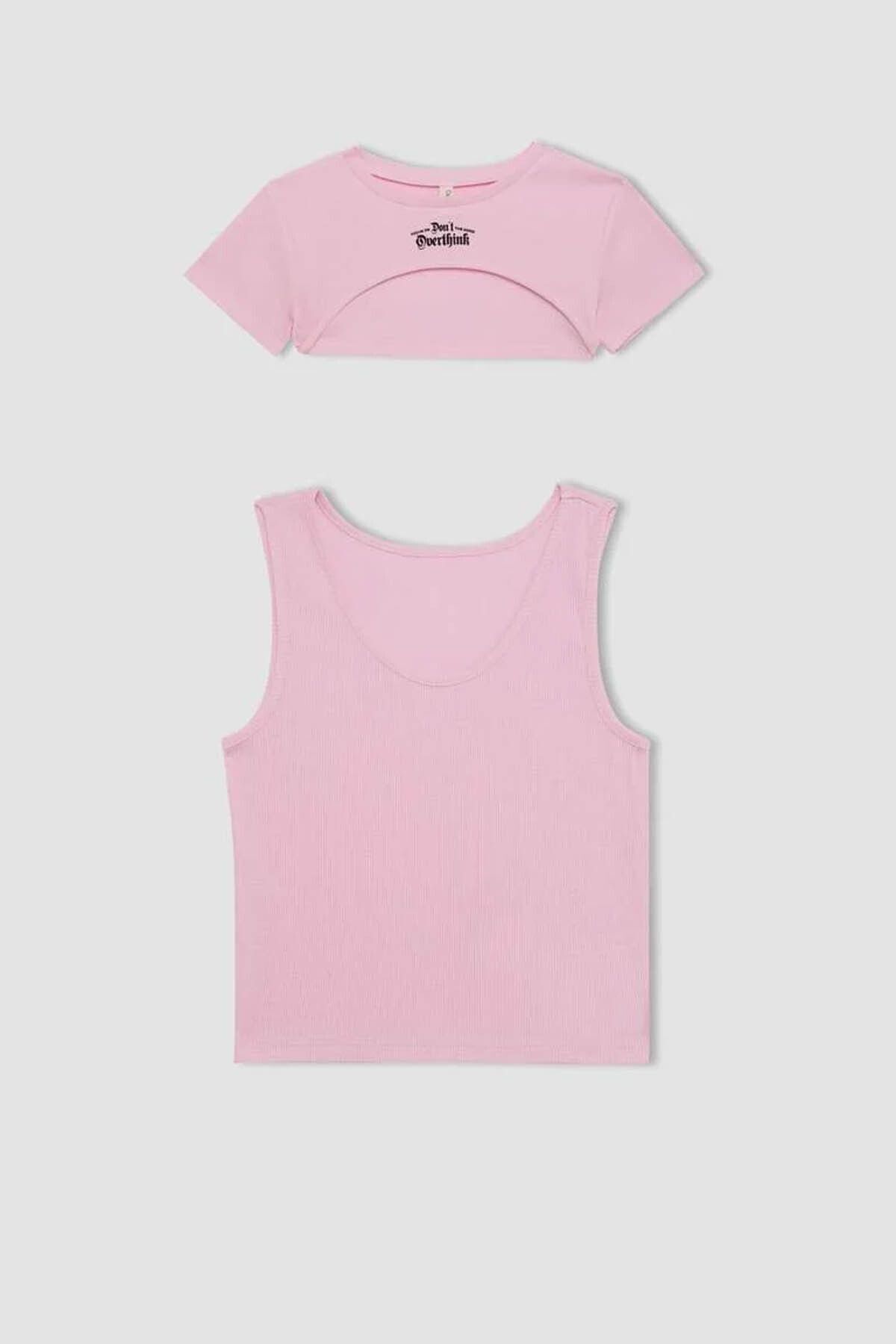 تی شرت دخترانه دفاکتو | 24Y801007397 Defacto - Image 4