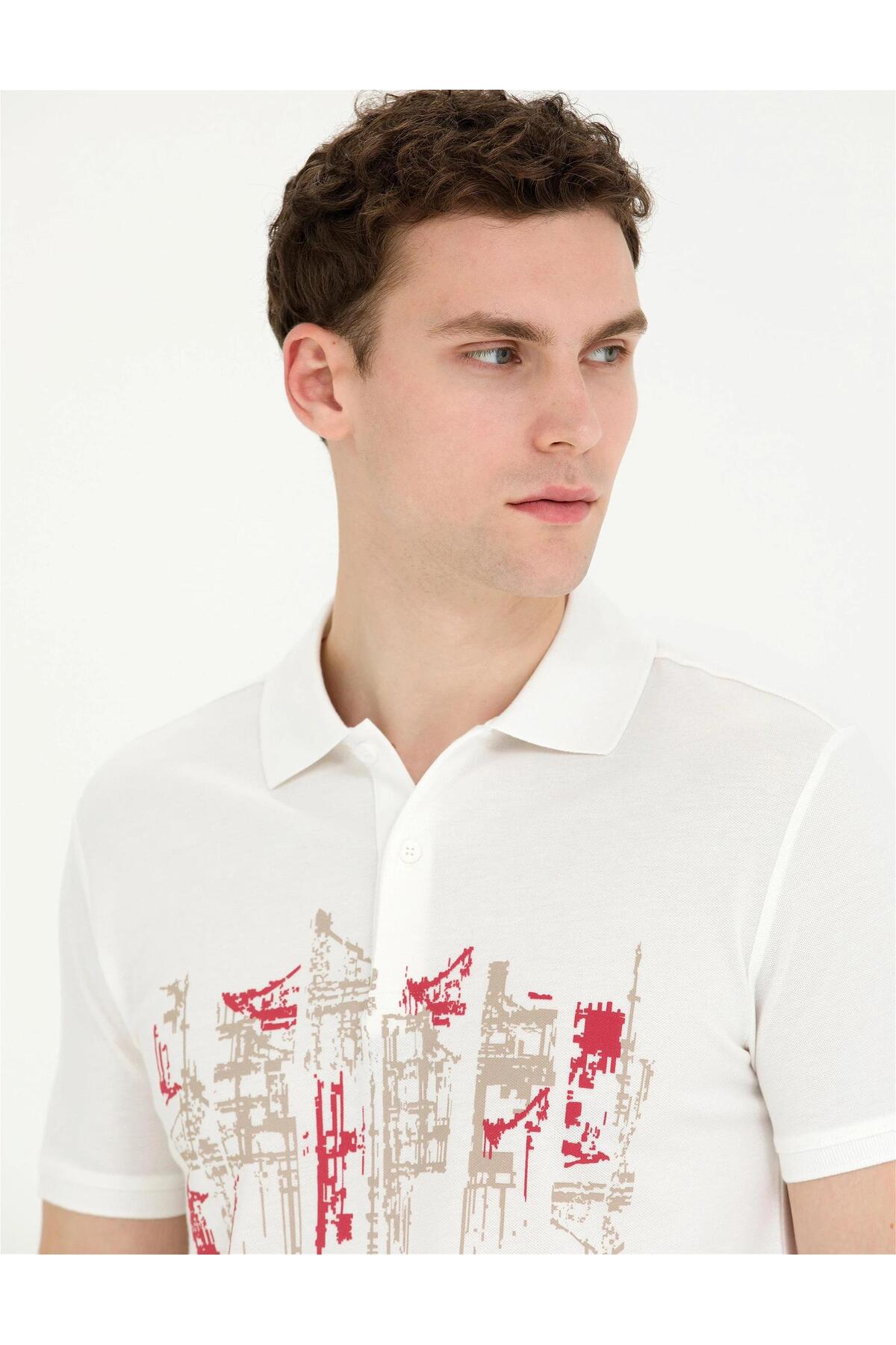 تیشرت یقه پلو مردانه راسته آستین کوتاه | پیر کاردین Pierre Cardin G021SZ011.000.1698906 - تصویر 2