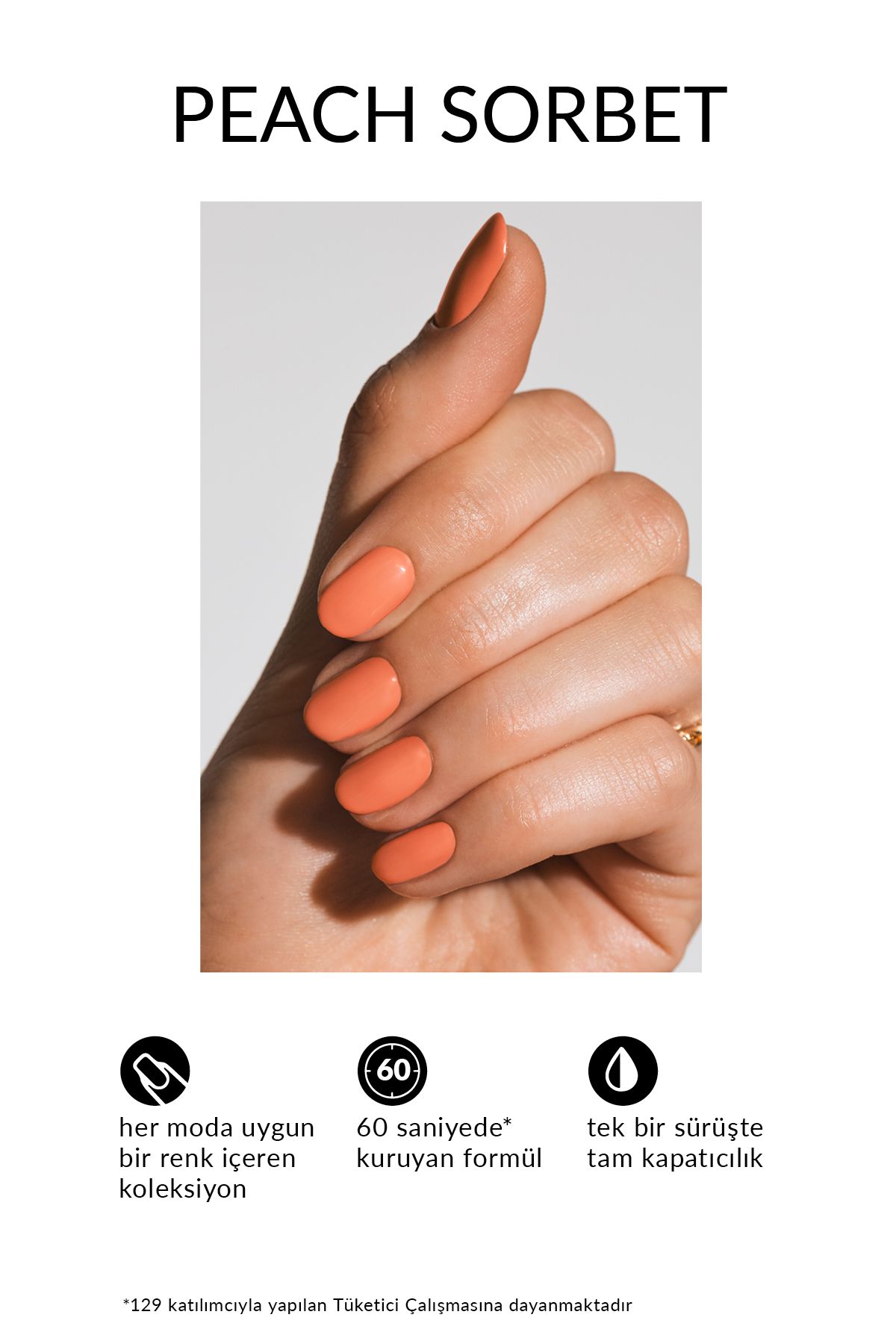 لاک ناخن فوق العاده رنگ - سوربت هلو Avon