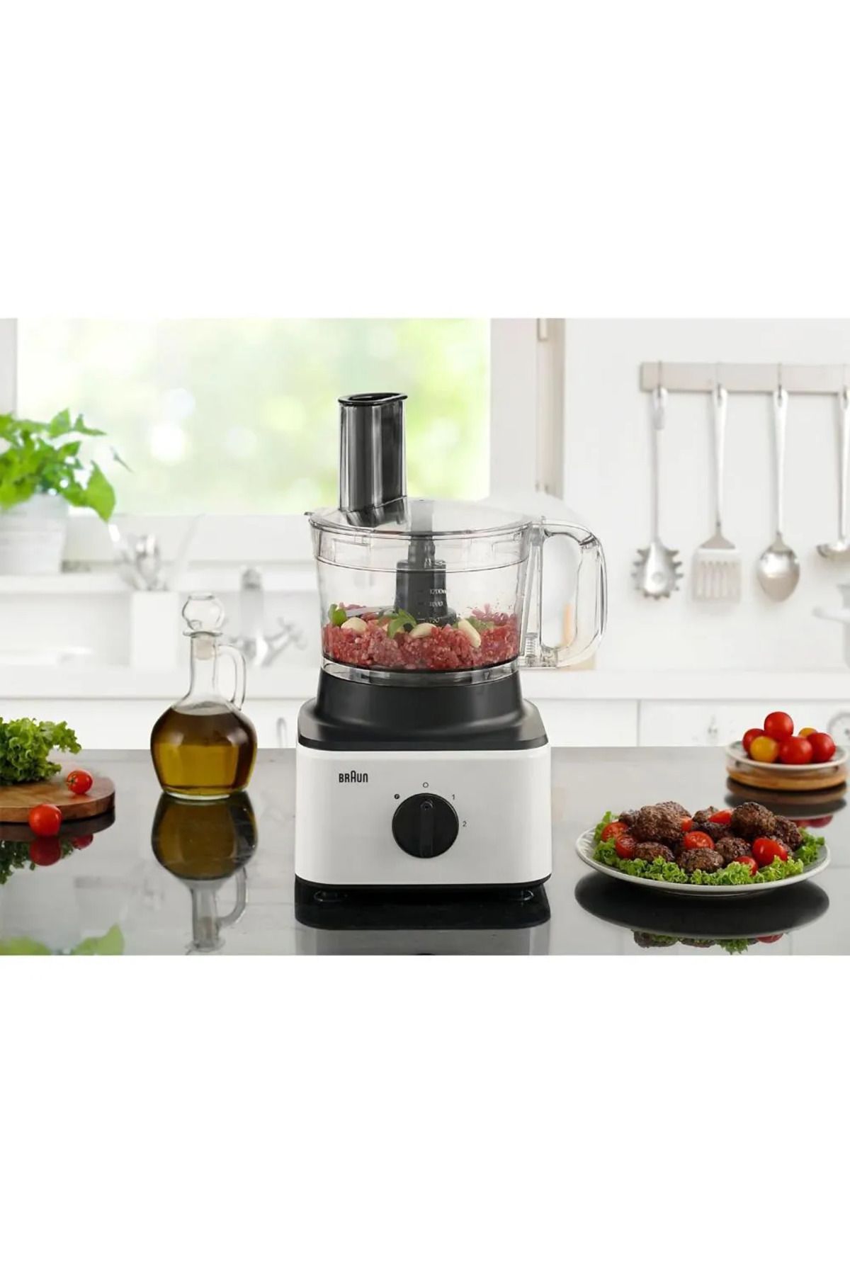 Braun-Food Processor 8in1 System, 2.1L Bowl, 1.8L Blender, Chop, Slice, Grate, Whisk & Puree -FP0132 6