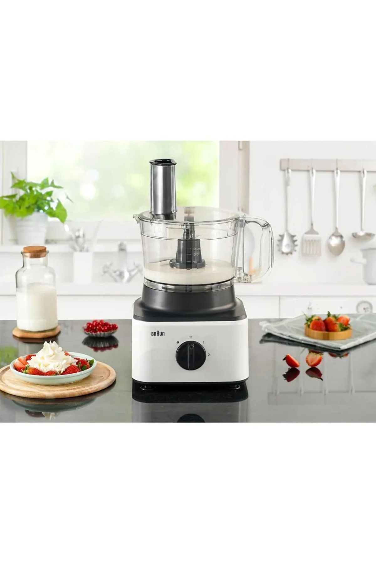Braun-Food Processor 8in1 System, 2.1L Bowl, 1.8L Blender, Chop, Slice, Grate, Whisk & Puree -FP0132 3