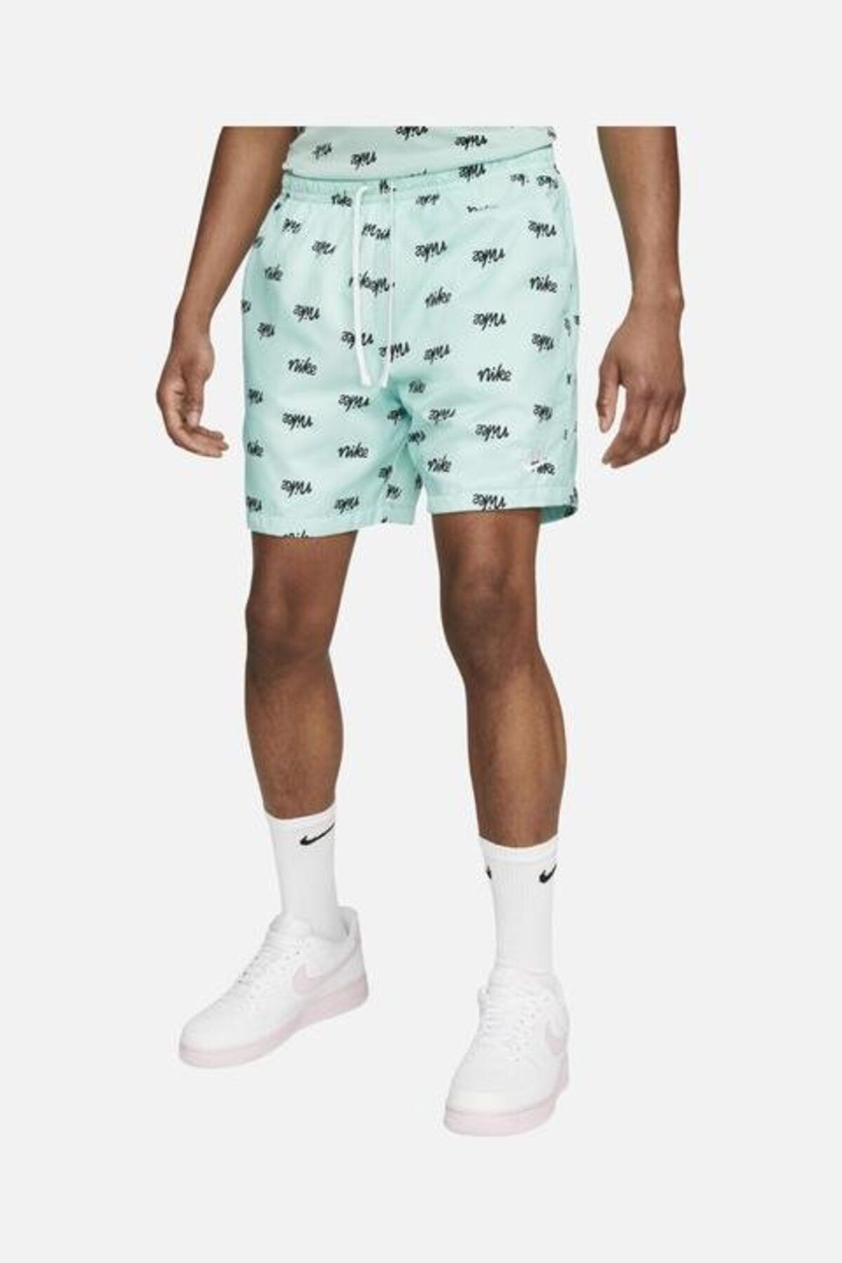 شورت و شلوارک مردانه سبز نایکی | TYBDA0045-307180417607 اورجینال - تصویر 6