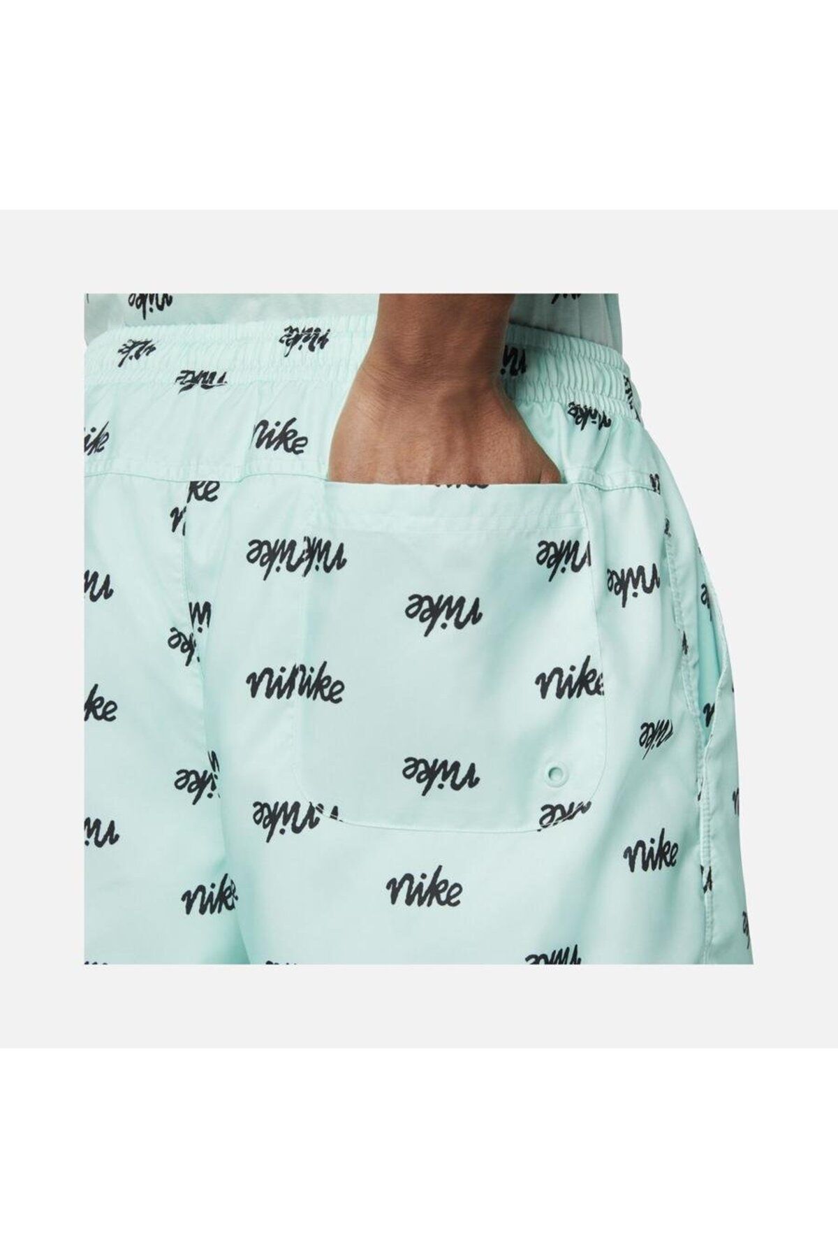 شورت و شلوارک مردانه سبز نایکی | TYBDA0045-307180417607 اورجینال - تصویر 4