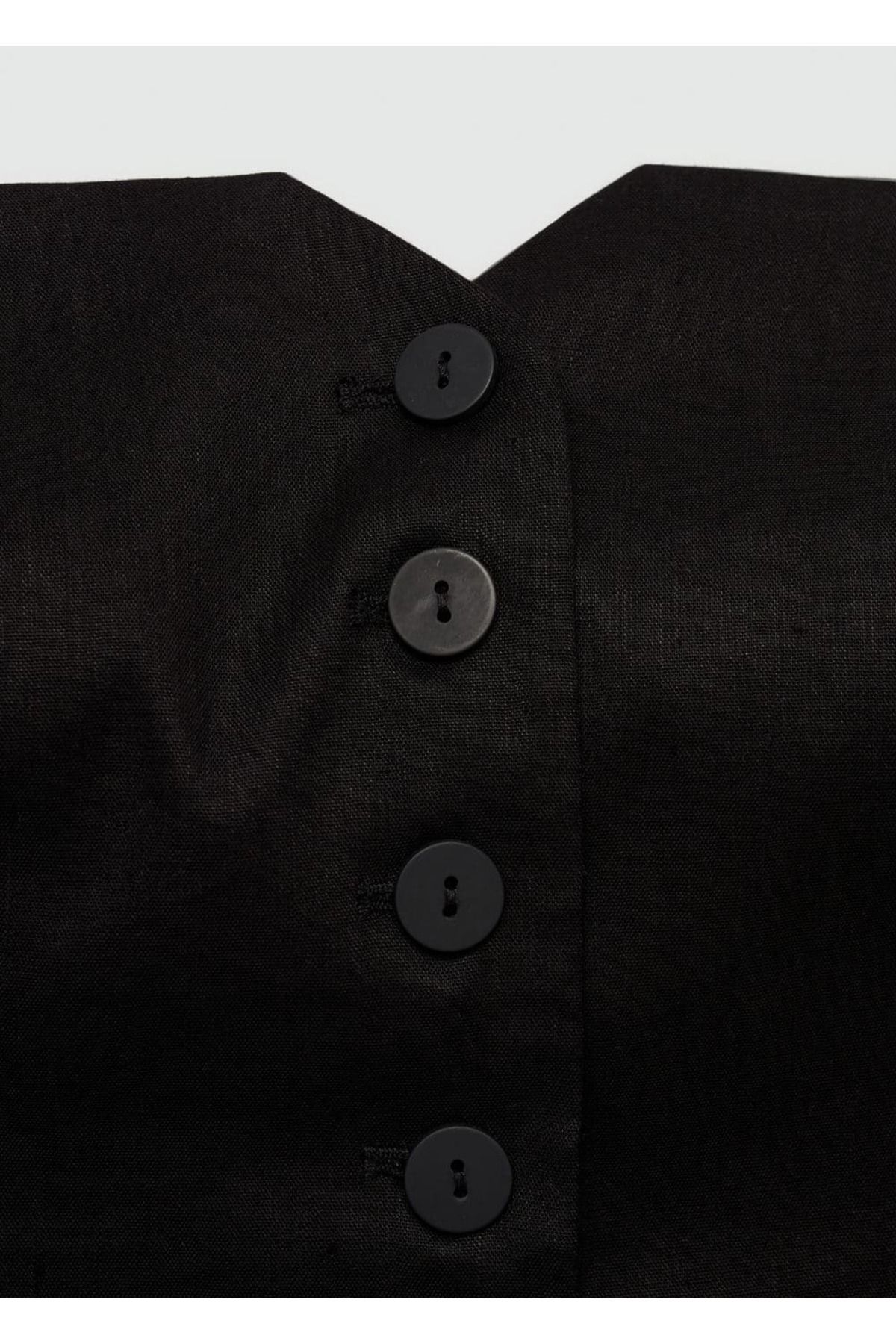 MANGO Woman-Blouse with Open Shoulders Button 5