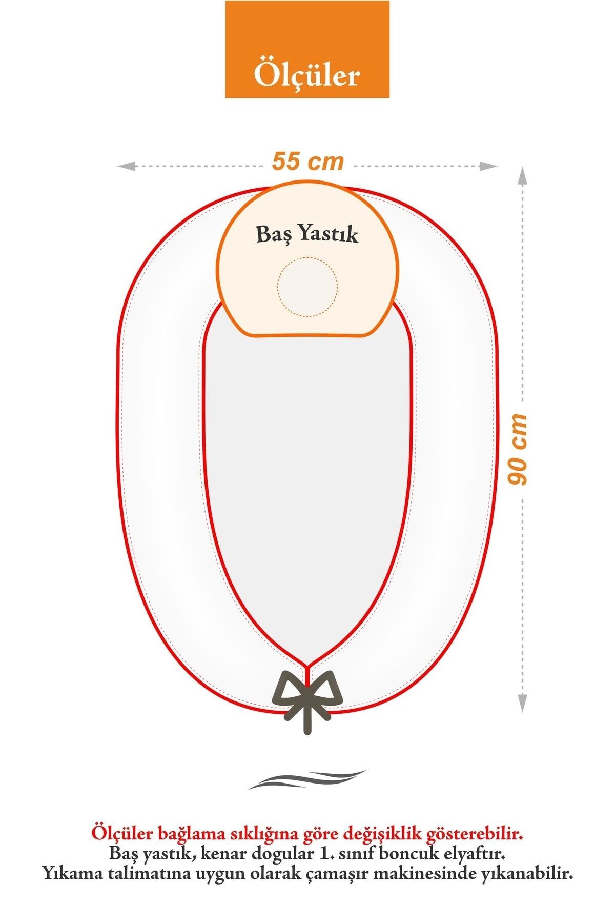 Umaybebek Babynest, Bebek Uyku Yatağı 0-2 Yaş - Gri Kedi Desen fotoğrafı 4 (önizleme)