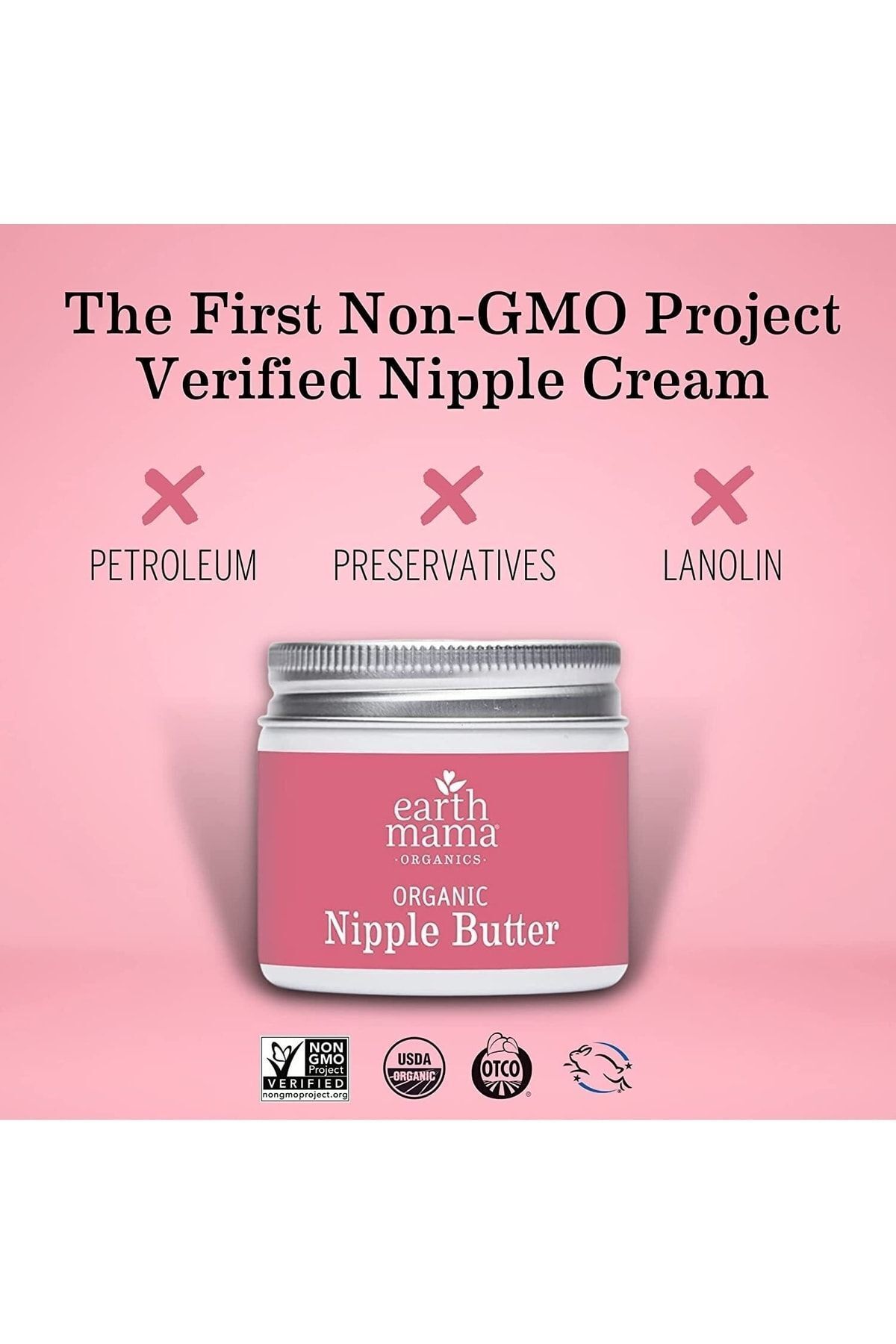 Earth Mama Organic Nipple Butter Göğüs Ucu Kremi 60 ml fotoğrafı 2 (önizleme)