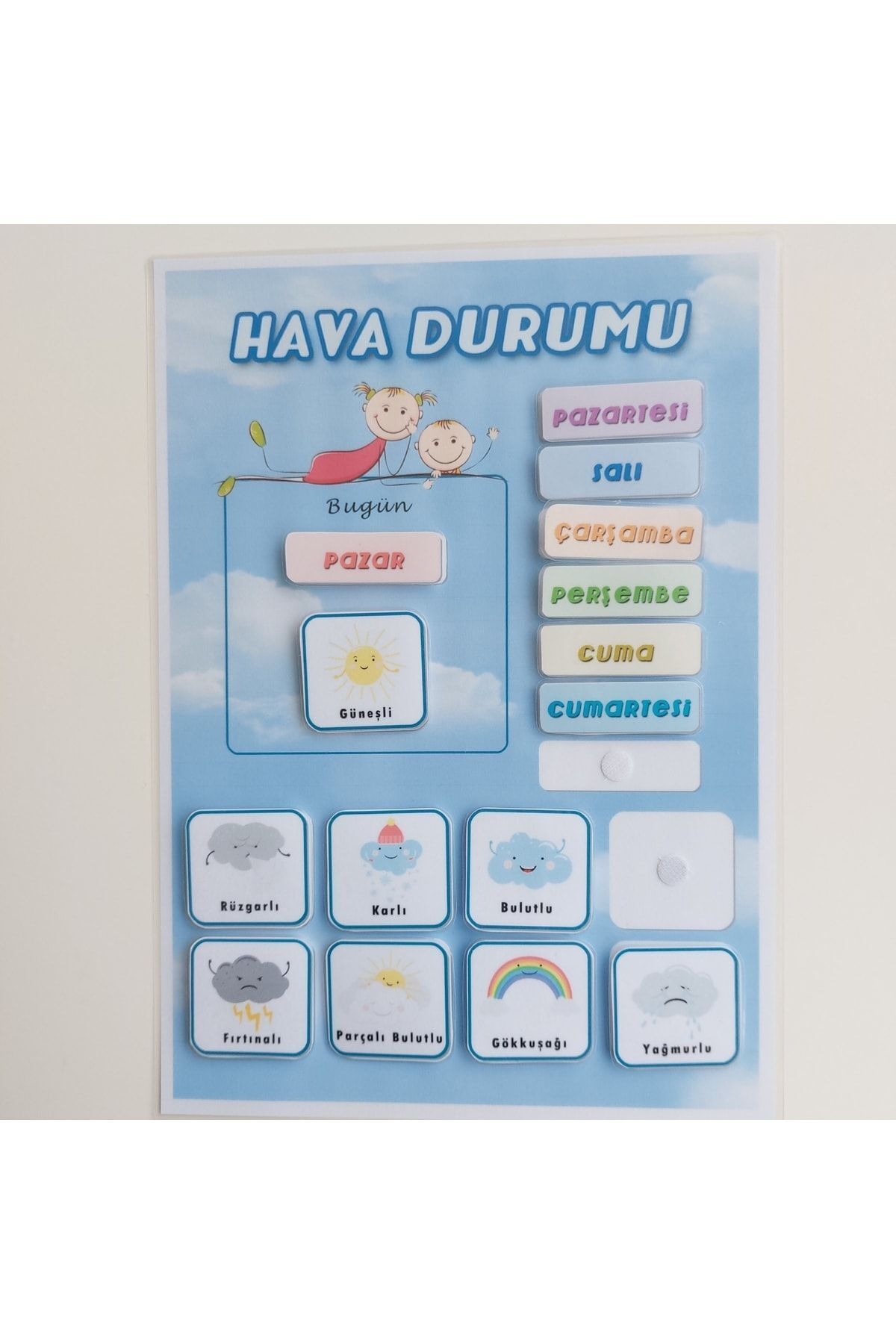 Etkinlik ve çocuk Hava Durumu Kartı , Türkçe fotoğrafı 5 (önizleme)