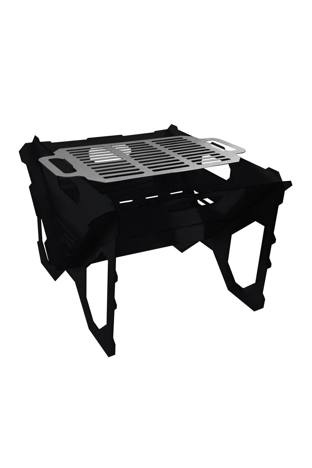 Metal Mangal V3 Izgaralı Kolay Kurulumlu Ve Taşınabilir Mangal/ Barbekü Wisegrill