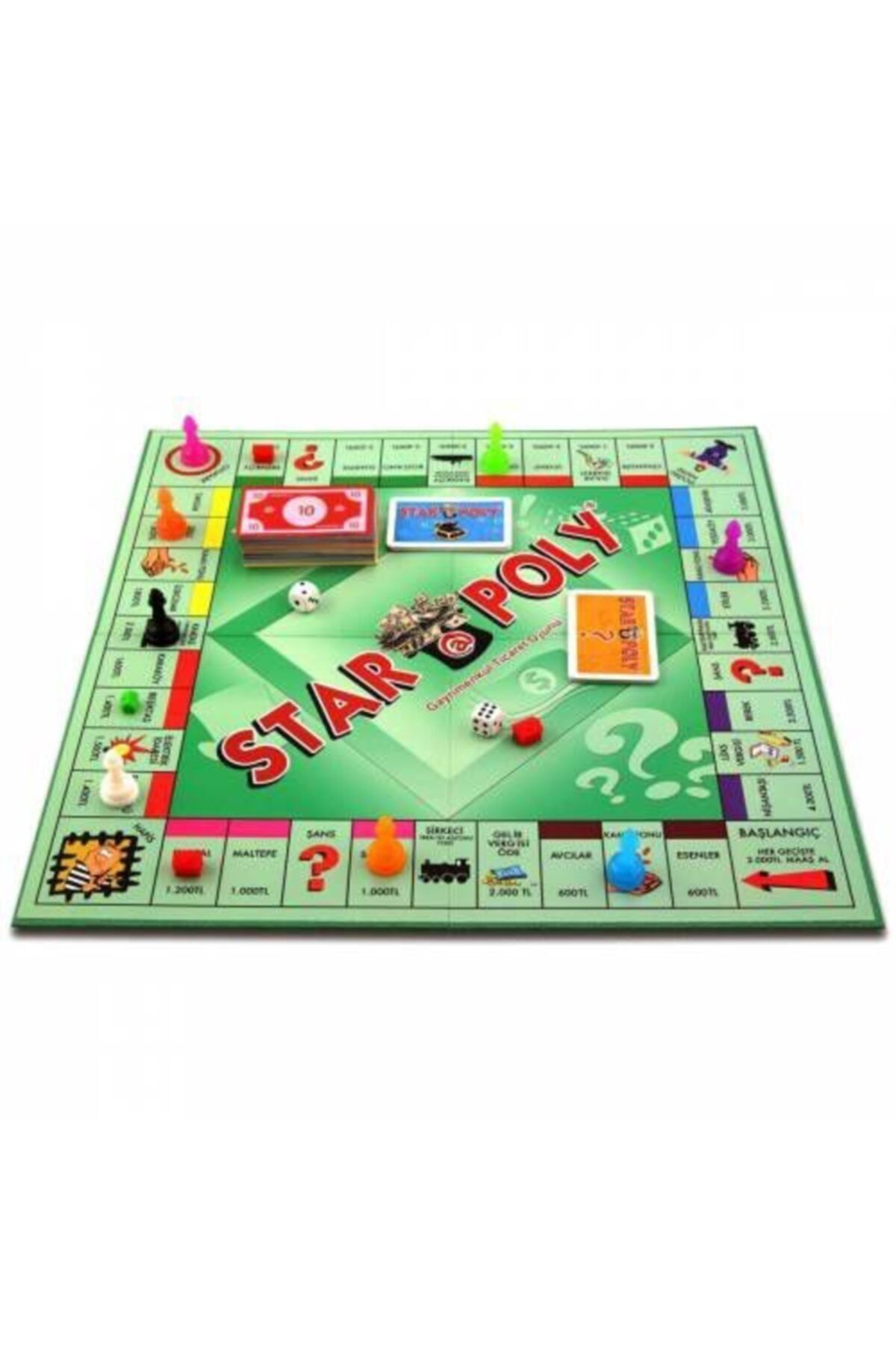 Star Okey Monopoly Star Poly Emlak Alım Satım Oyunu Zeka Eğitici Oyunlar Aile Kutu Oyunu 2 - 6 Kişilik Oyun fotoğrafı 3 (önizleme)